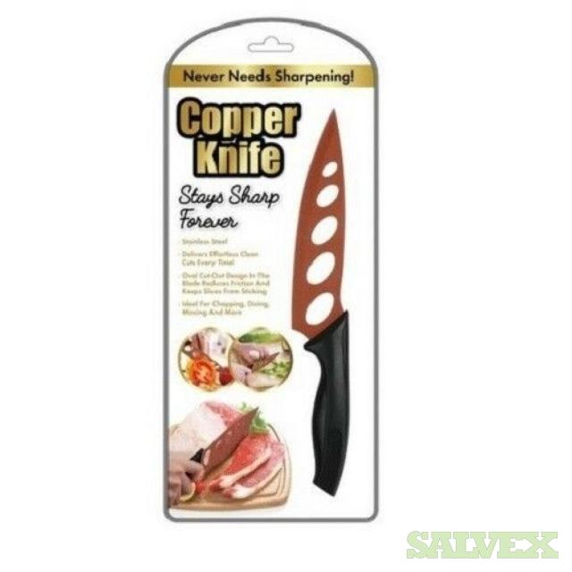 copper kitchen knife set