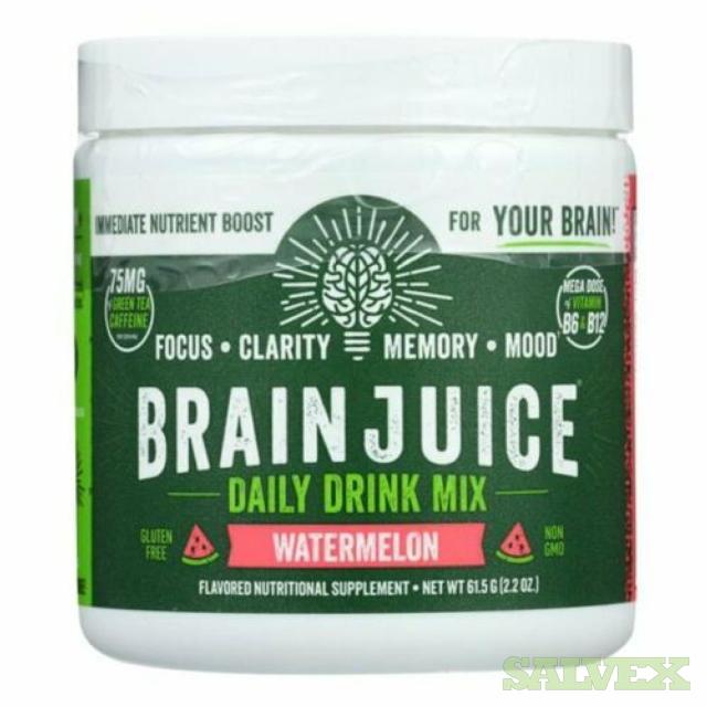 Brain Juice Daily Drink Mix Watermelon Focus/Clarity/Memory (250 units