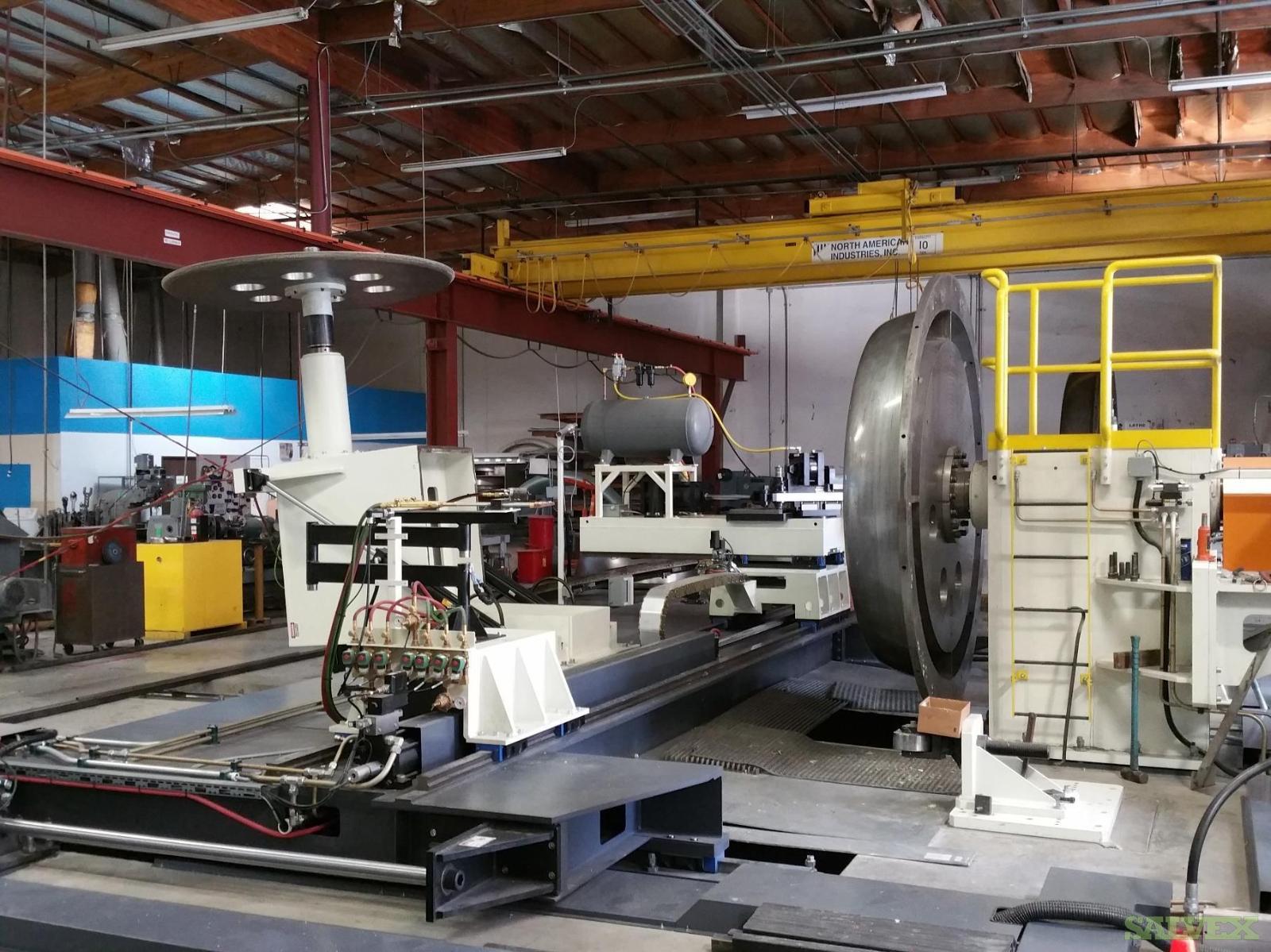 250'' Diameter CNC Dome Spin Forming Machine Salvex