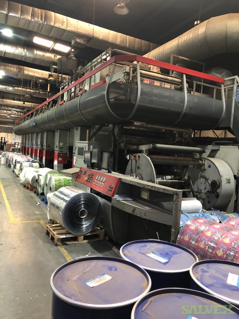Cerutti Rotogravure R980 MultiColor Printing Press Machines Salvex