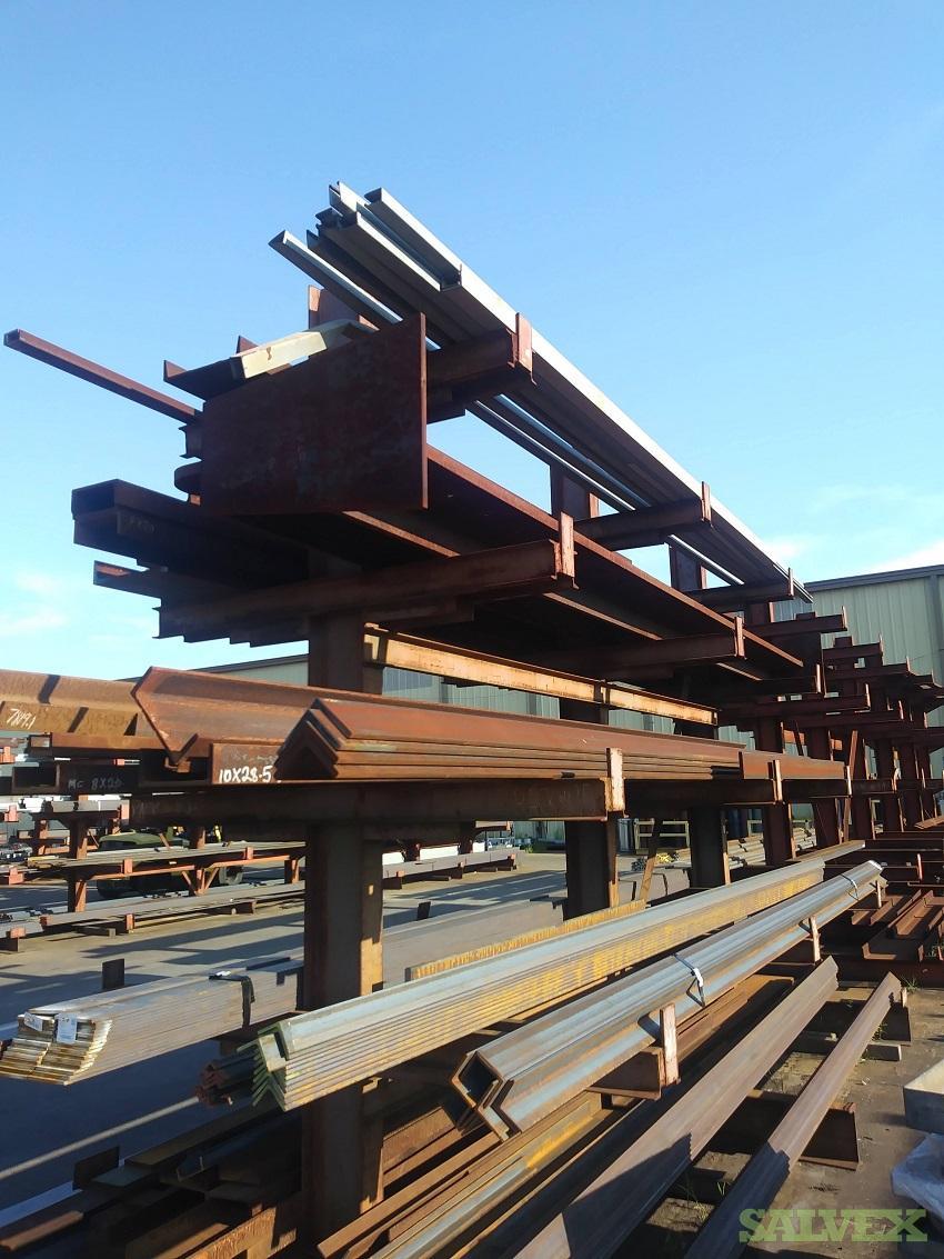 Structural Carbon Steel WBeam, Tube Steel, Angle, MC Channel 22.64 MT Salvex