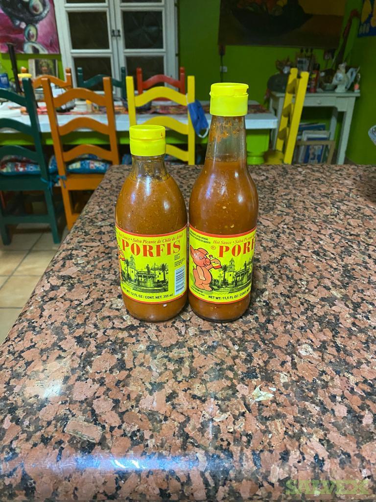 Porfis Full Flip Top Hot Sauce Bottles Contents Expired (79,200 Units