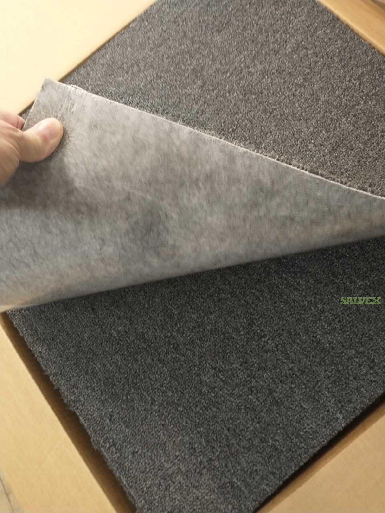 EZ Commercial Carpet Tile, Level Loop EZ peel n stick install, Midnight