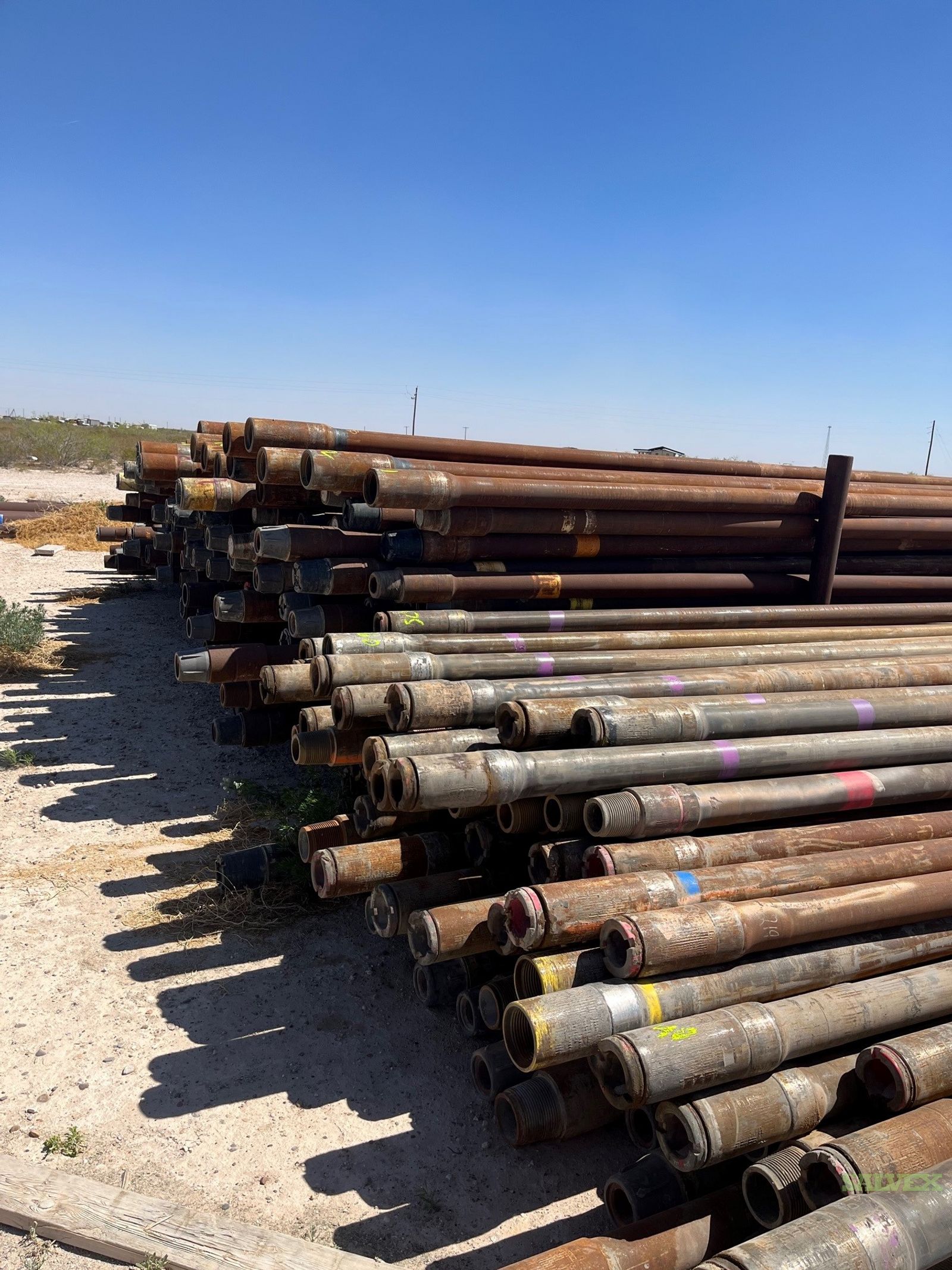 4 1/2 - 5 S-135 NC50 Structural Drill Pipe (18,333 Feet / 180 Metric Tons)