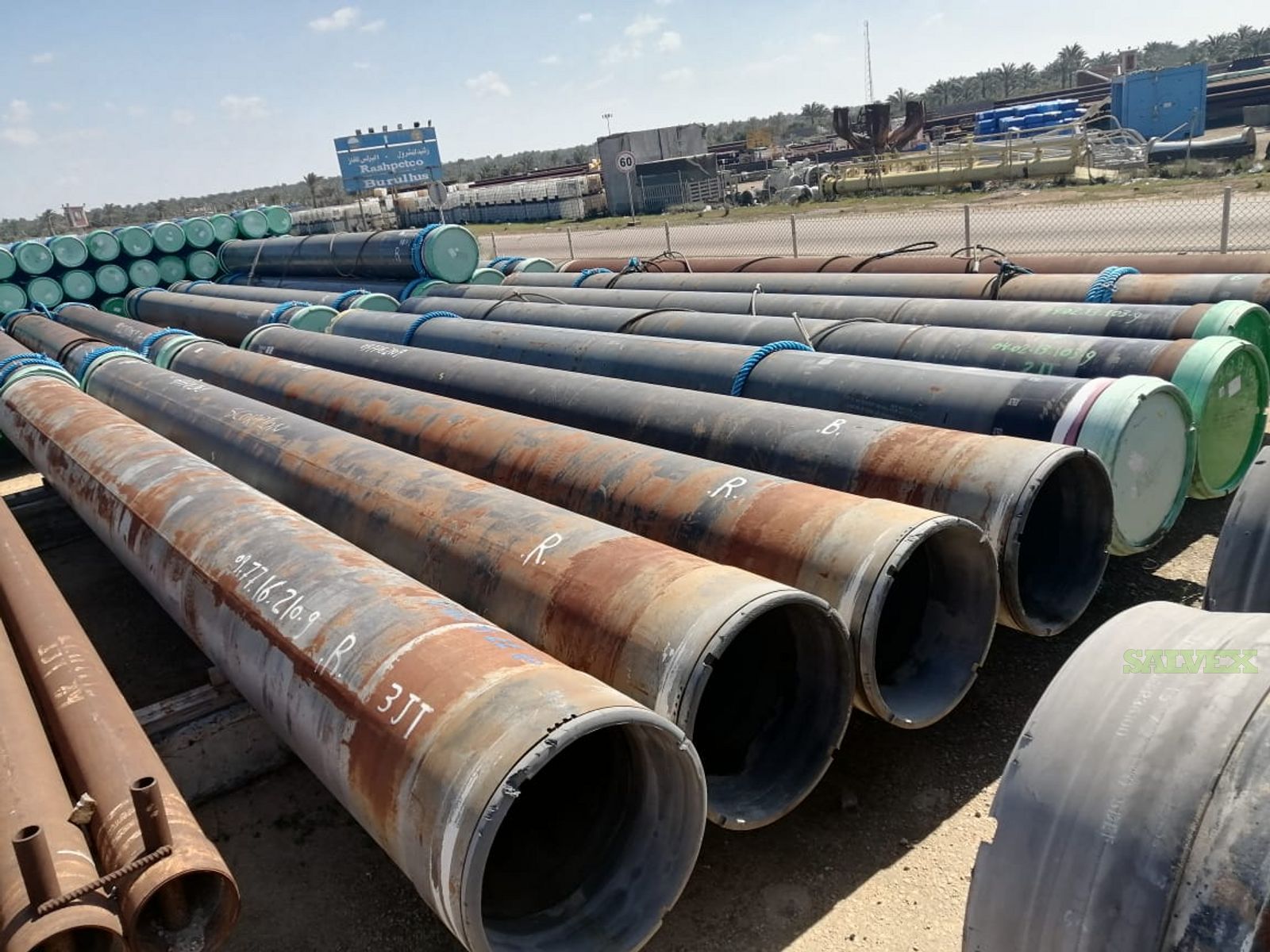 22" 1WT X80 PSL2 Surplus Line Pipe (15,706 Feet / 1,596 Metric Tons