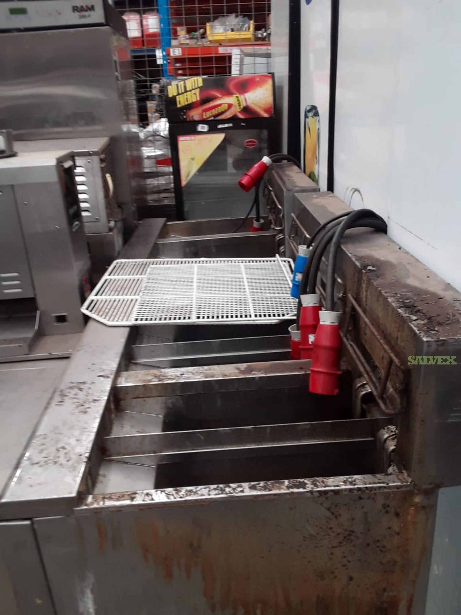 Restaurant Catering Equipment Fry Hopper, Grill Side Freezer, Pan