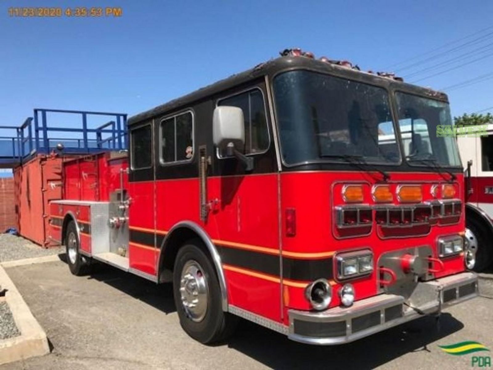 1990 Seagrave Fire Engine Salvex