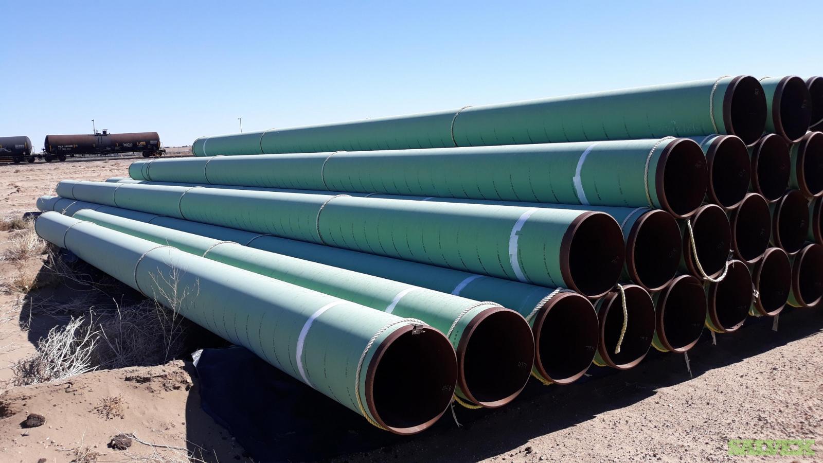 24" .562WT X70 FBE Surplus Line Pipe (34,000 Feet / 2,172 Metric Tons