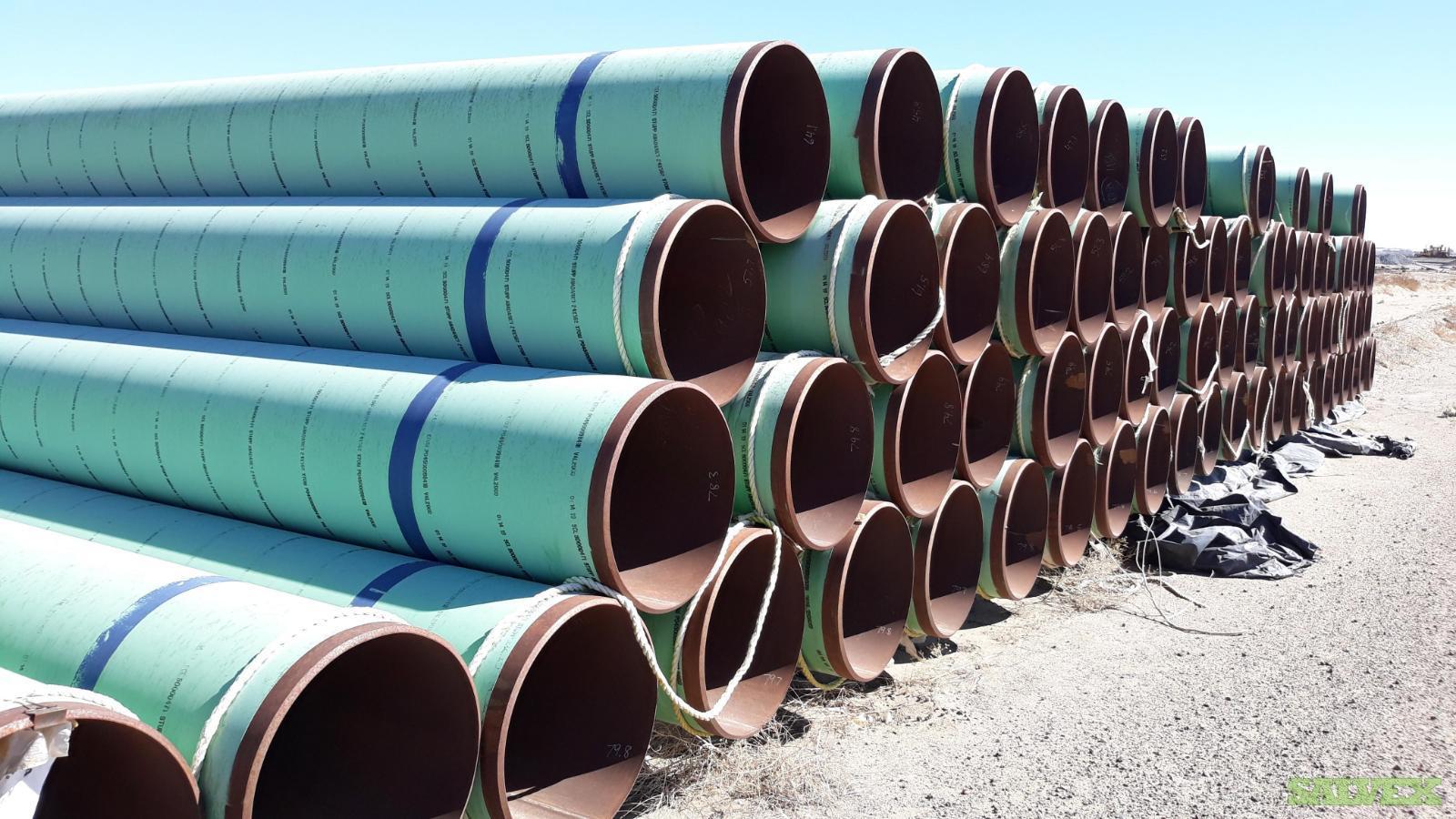 24" .562WT X70 FBE Surplus Line Pipe (34,000 Feet / 2,172 Metric Tons