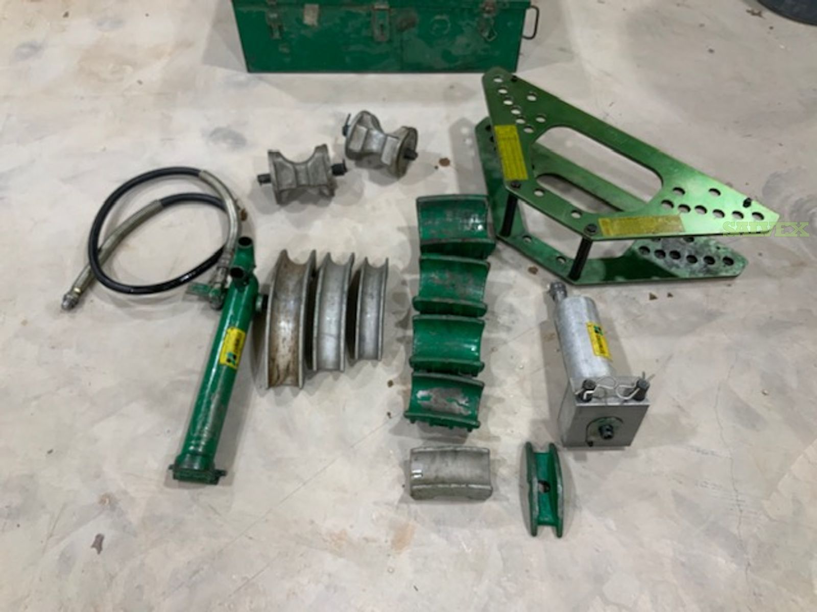 Greenlee 777885 Hydraulic Conduit Benders (11 Units) & Small/Large Hydraulic Pumps for Benders