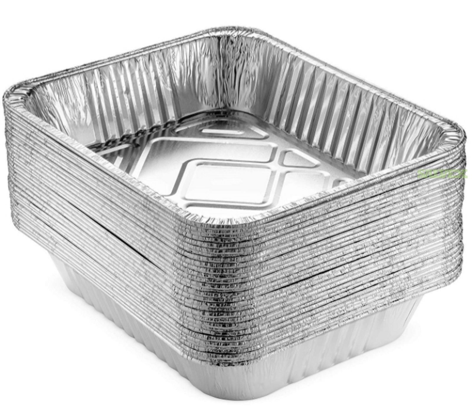 Aluminum Pans Halfsize Containers (1250 Cartons) Salvex