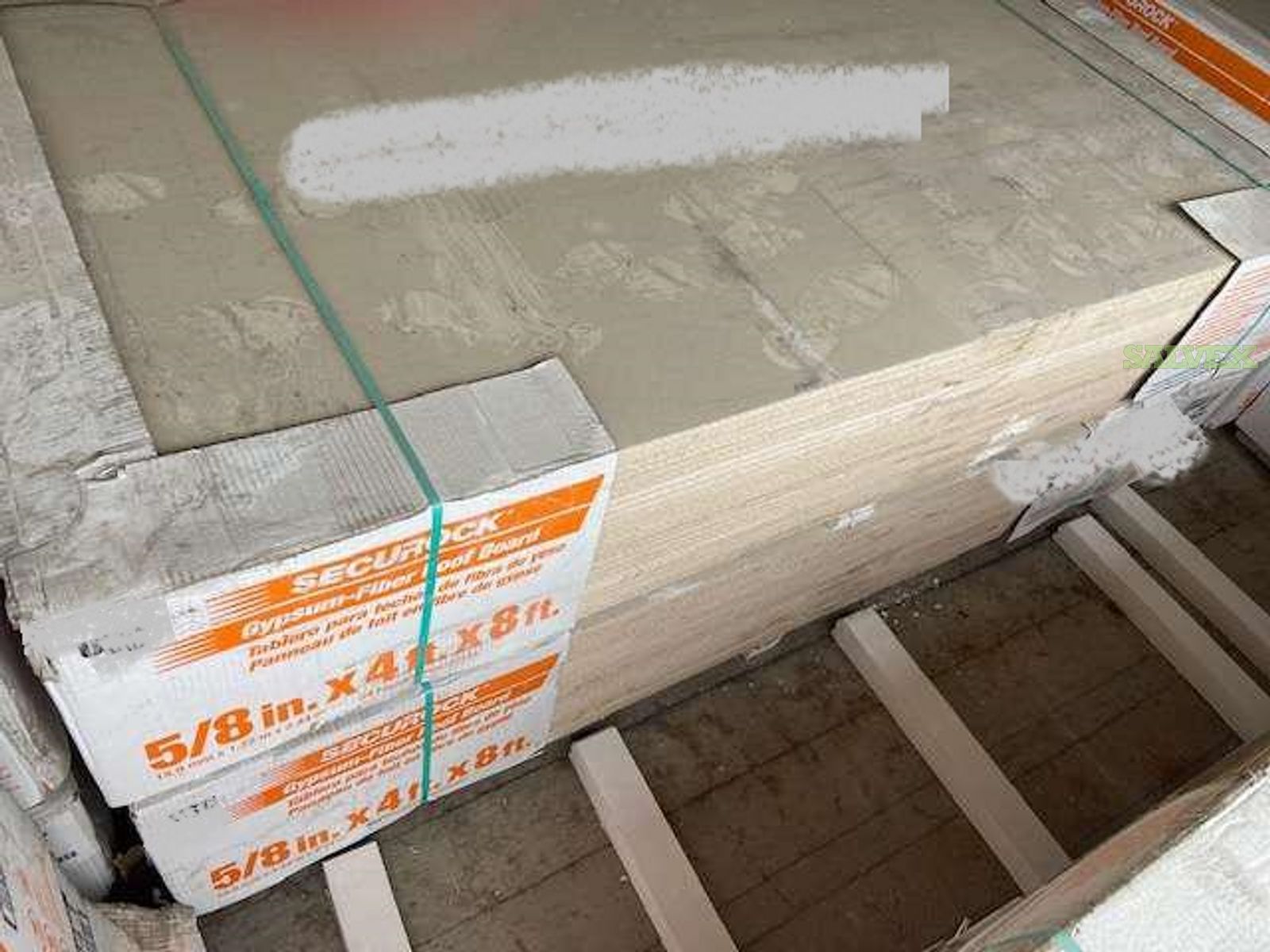 Secure Rock Securock 5/8in x 4ft x 8ft Gypsum-Fiber Roof Board (18 Packages) in MB ...