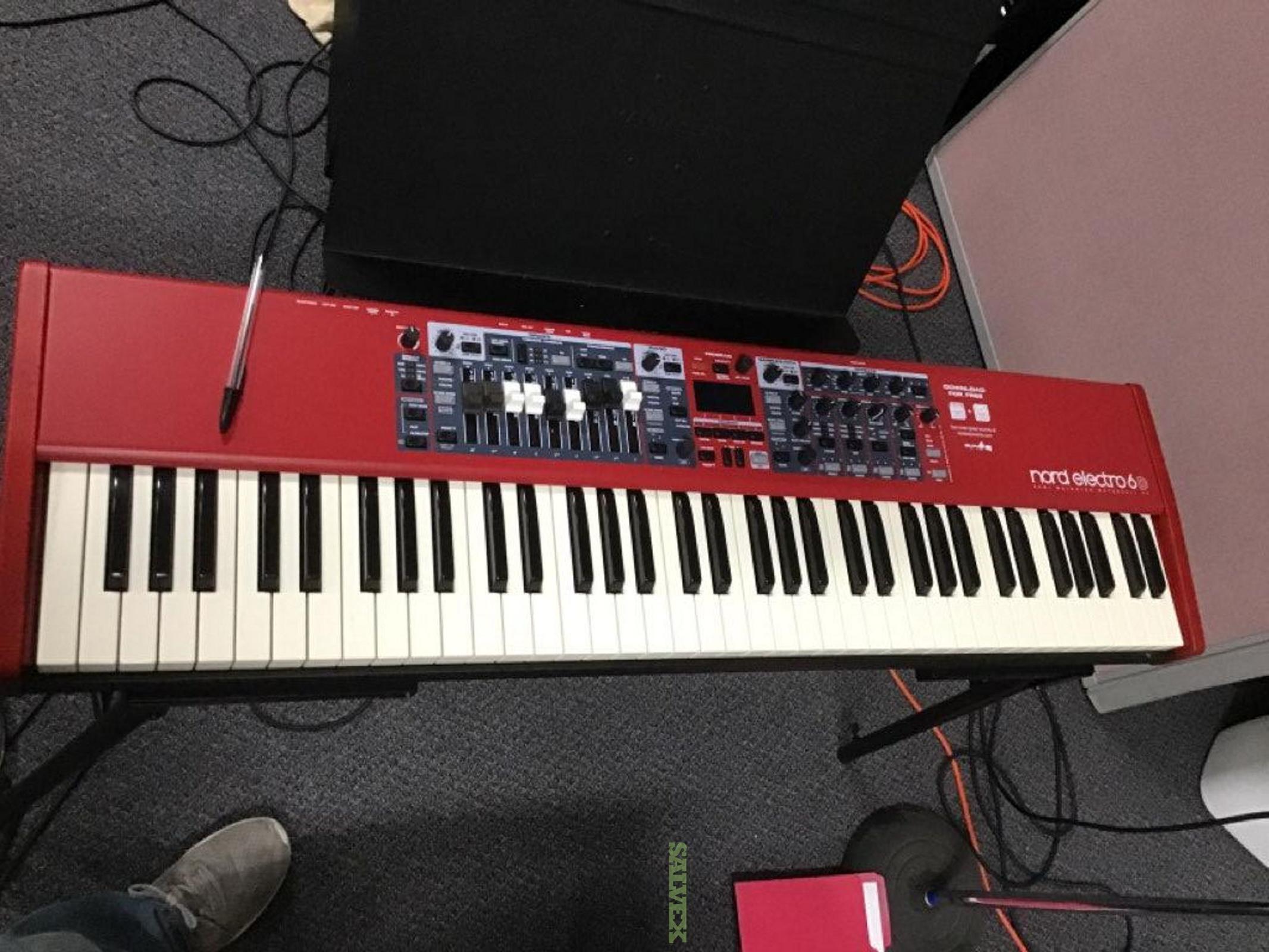 Electronics Equipment and Musical Instruments: Nord Keyboard, Countryman Direct Box, Yamaha Speakers and More  (36 Items)