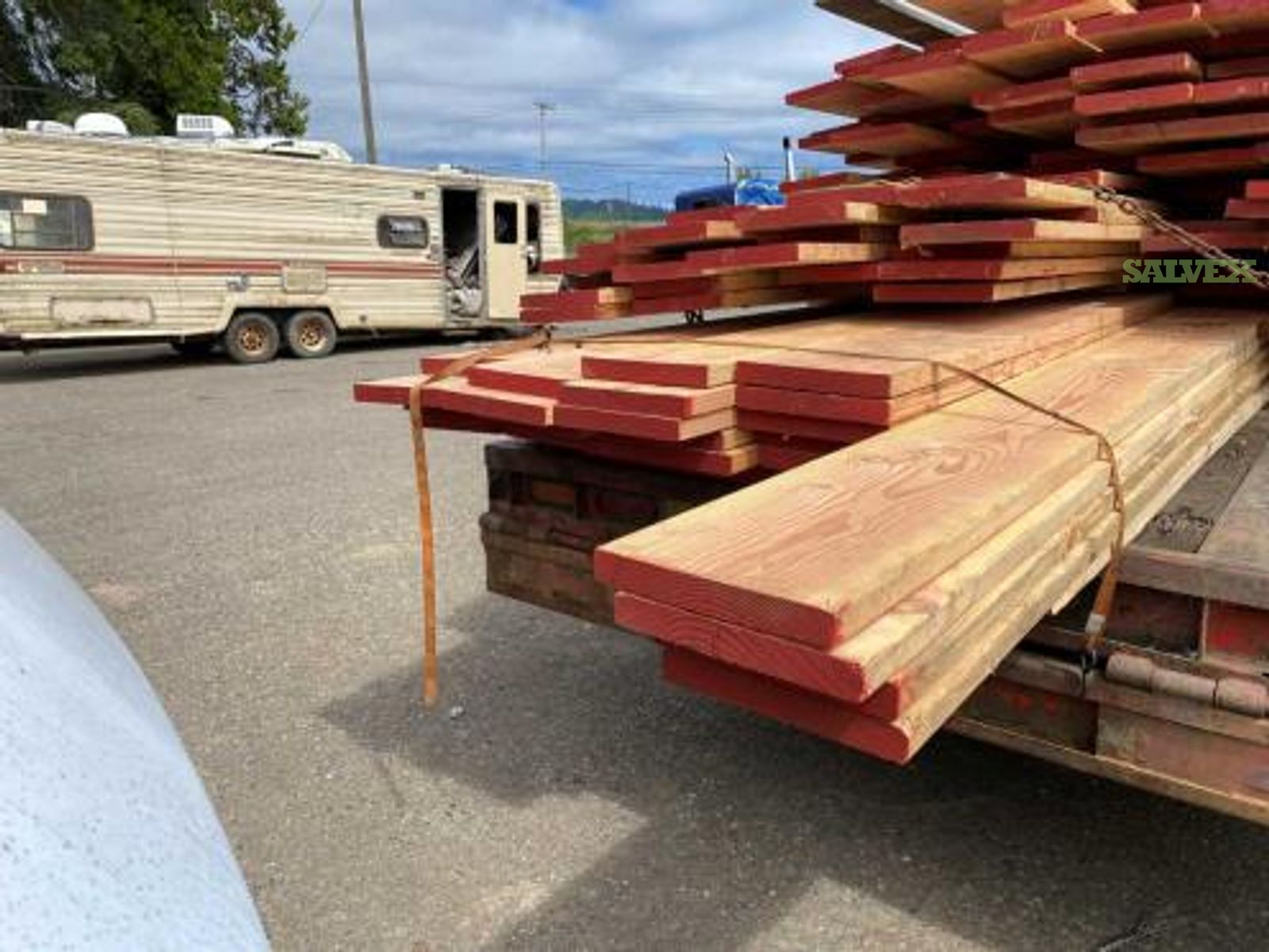 Douglas Fir S4S Green Lumber Truckload Salvex