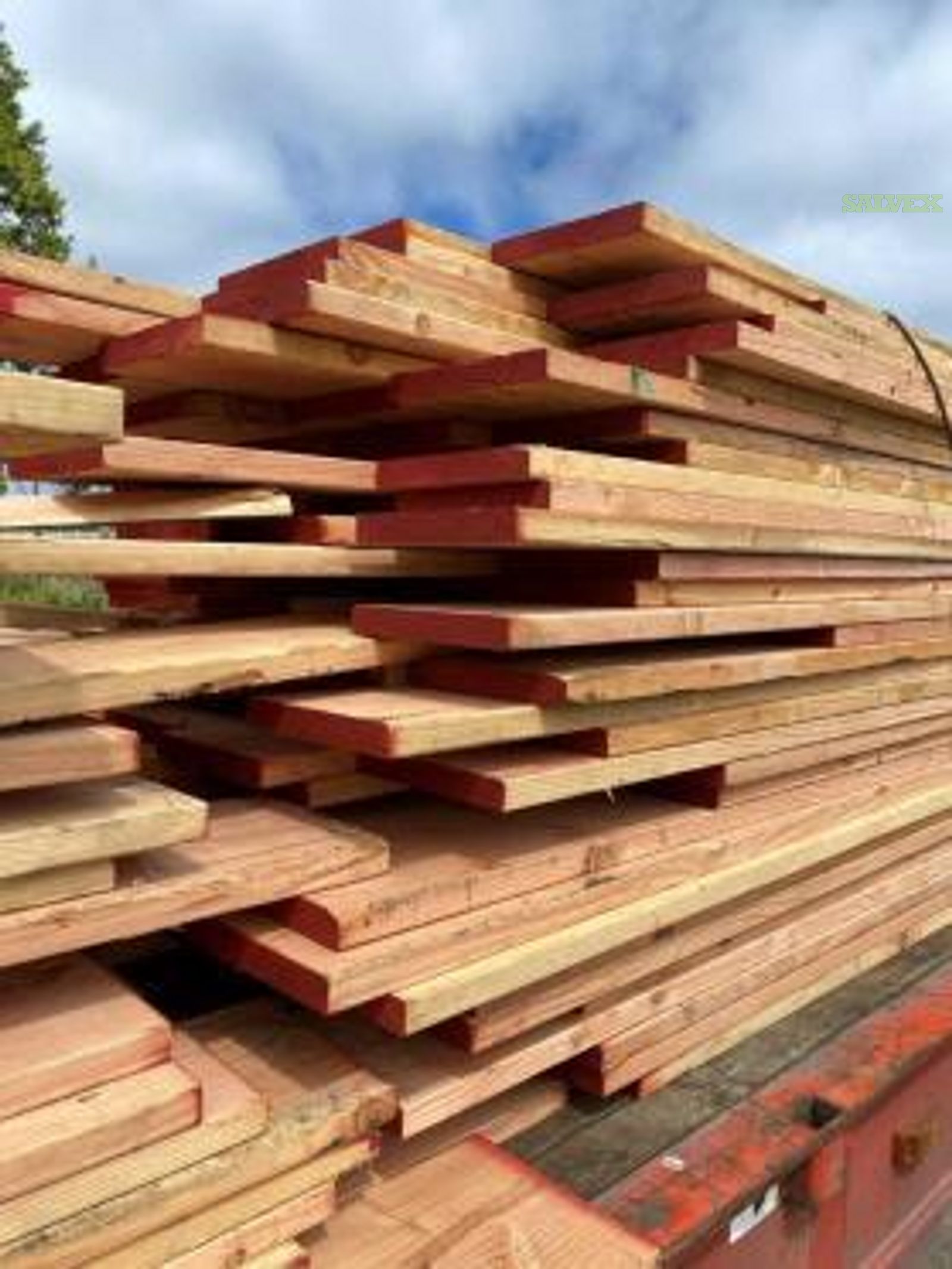 Douglas Fir S4S Green Lumber Truckload Salvex