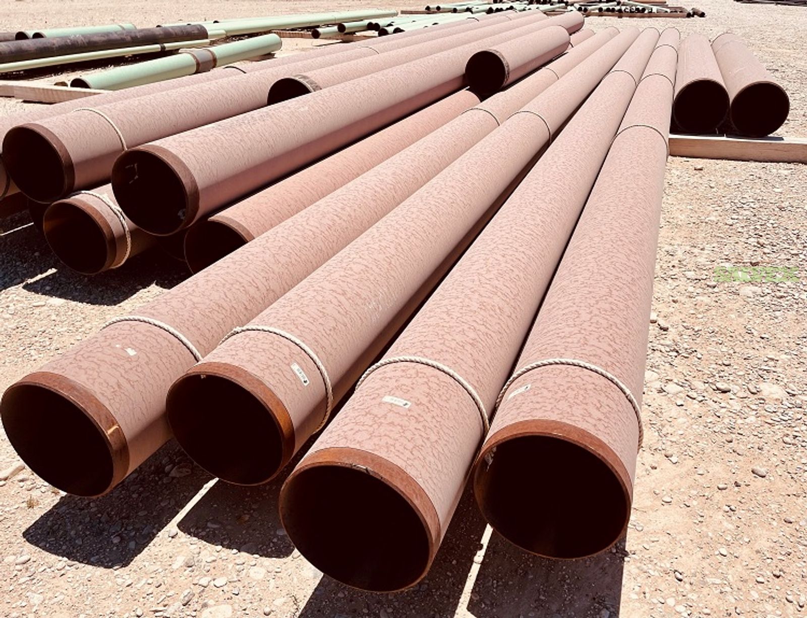 16" .375WT FBE DRL Surplus Line Pipe (1,312 Feet / 35 Metric Tons) Salvex