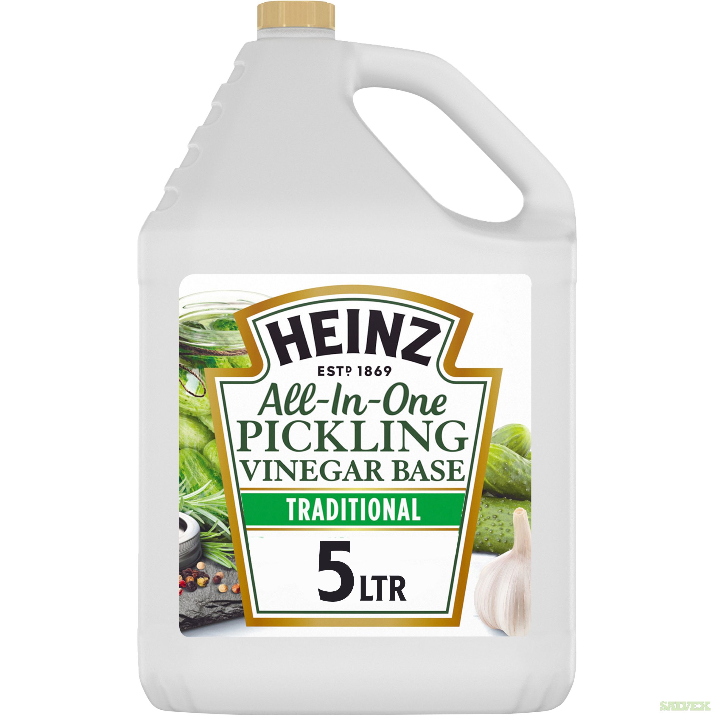 Heinz All In One Picking Vinegar Base 5 Ltr /1.32 Gal Jug (840 Cases