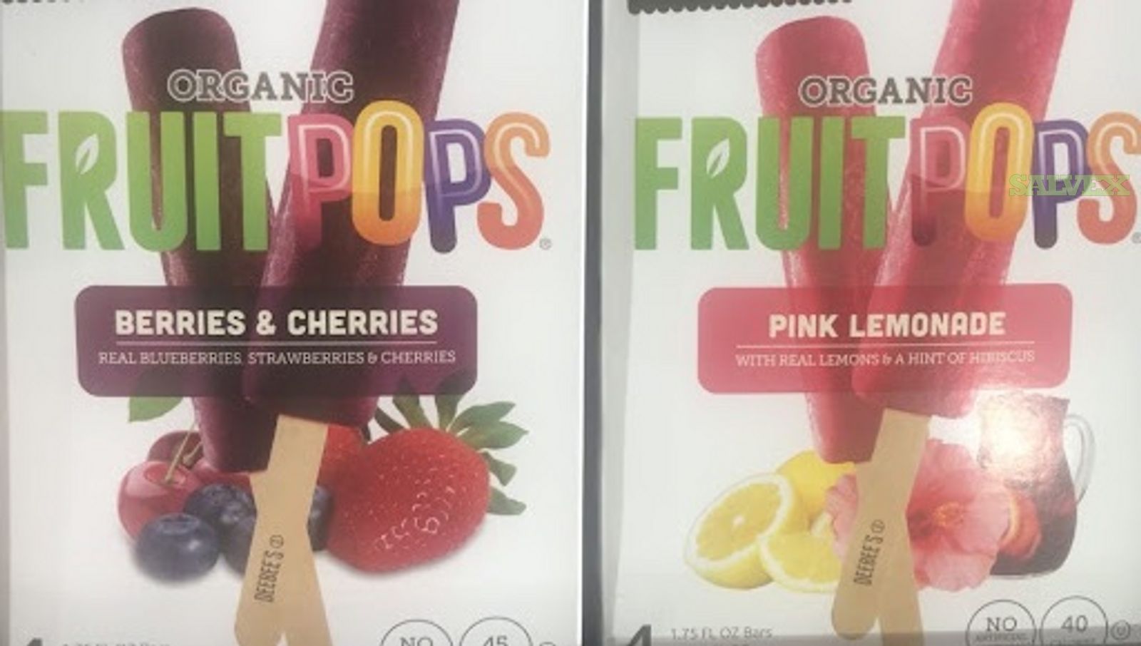 Organic Fruit Popsicles (12265 Cases)