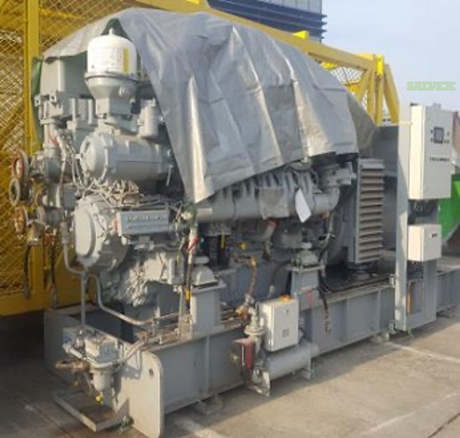 MTU 12V 4000 P83 Emergency Diesel Genset with GEA Heat Exchanger and Complete Accessories (1 Unit with Accessories)