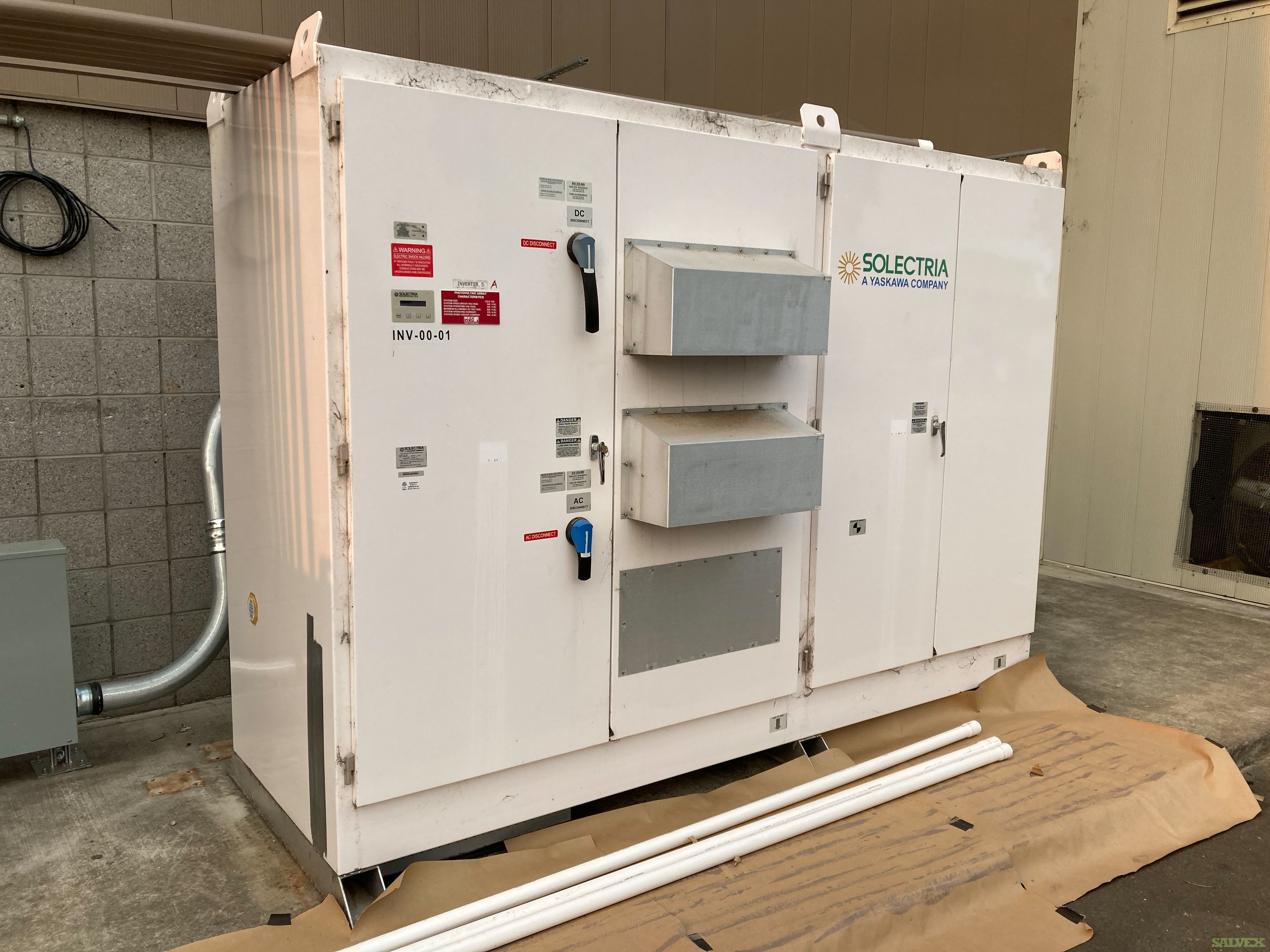 Solectria 100KW & 225KW Central Inverters (4 Units)