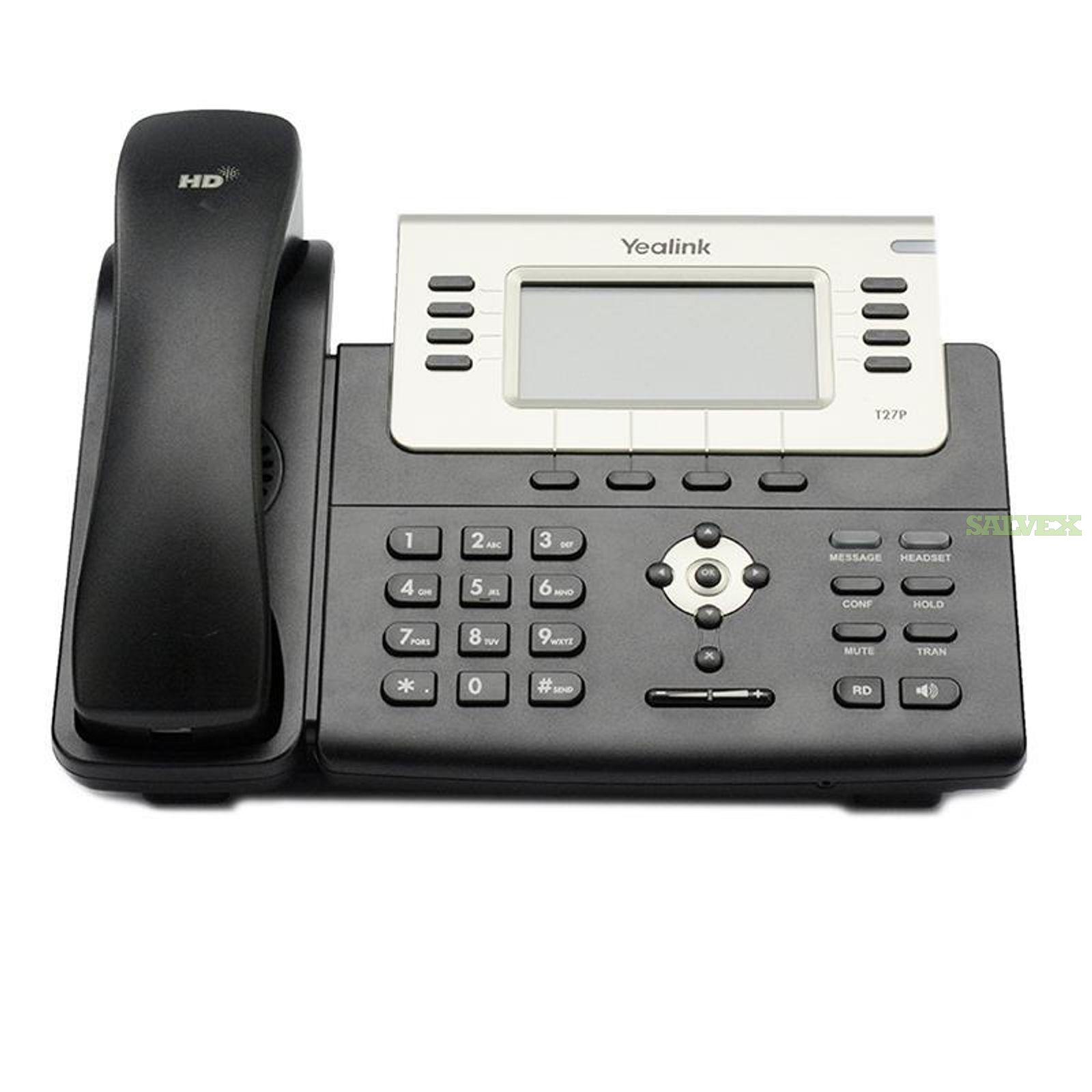 Yealink SIP-T27P VOIP POE Executive 6 Line LCD IP Phone (No Power Supply) 100 X New 