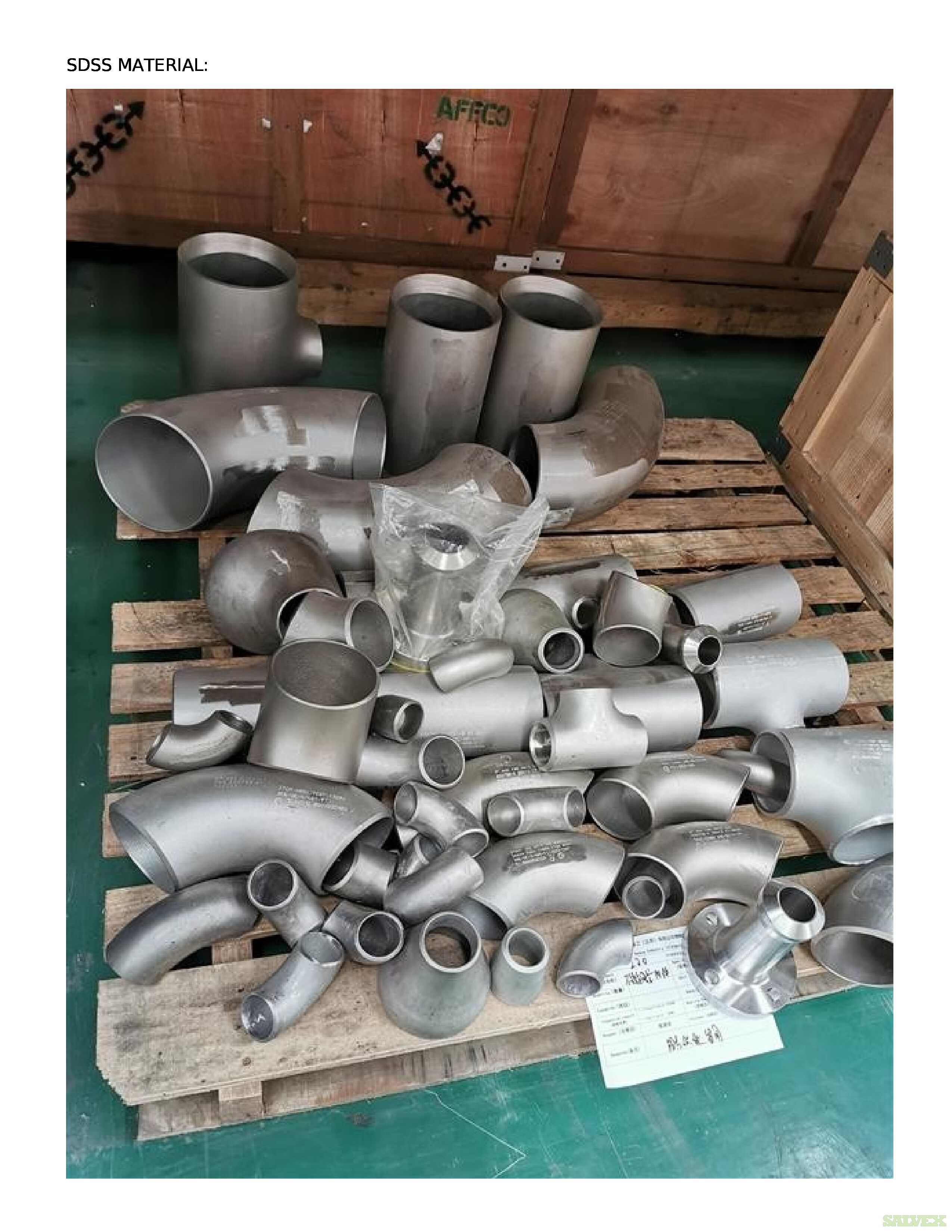 Stainless Steel Elbows, Flanges, Tees, Pipe (196 Items /492.15FT) 