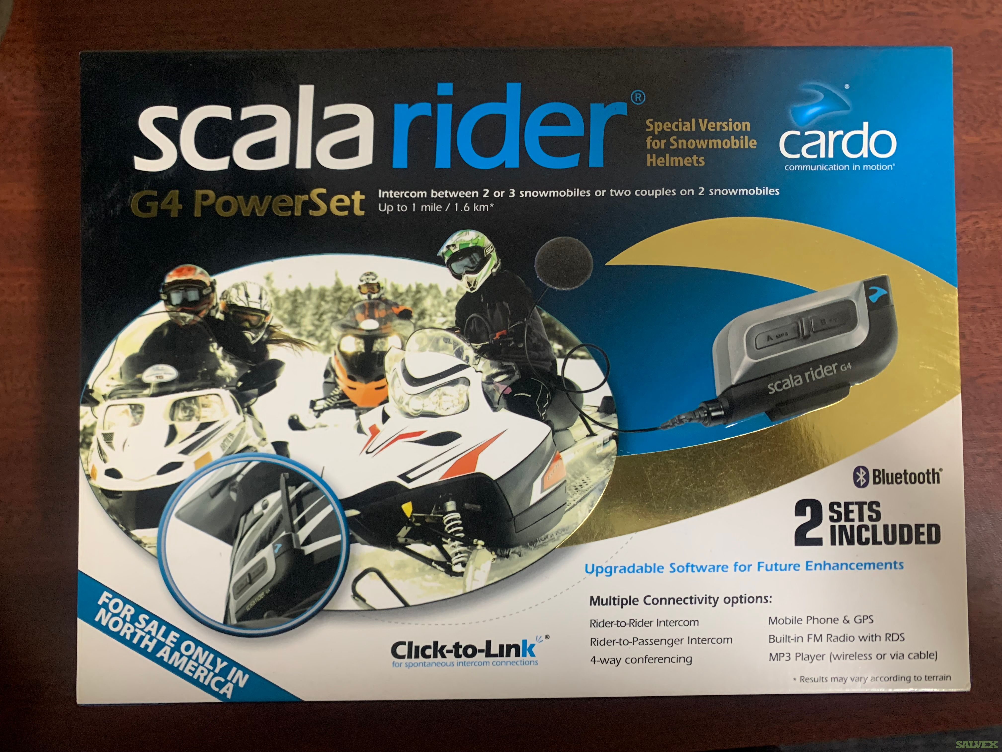 Cardo Scala Rider G4 Powerset Motorcycle Helmet (4 Units