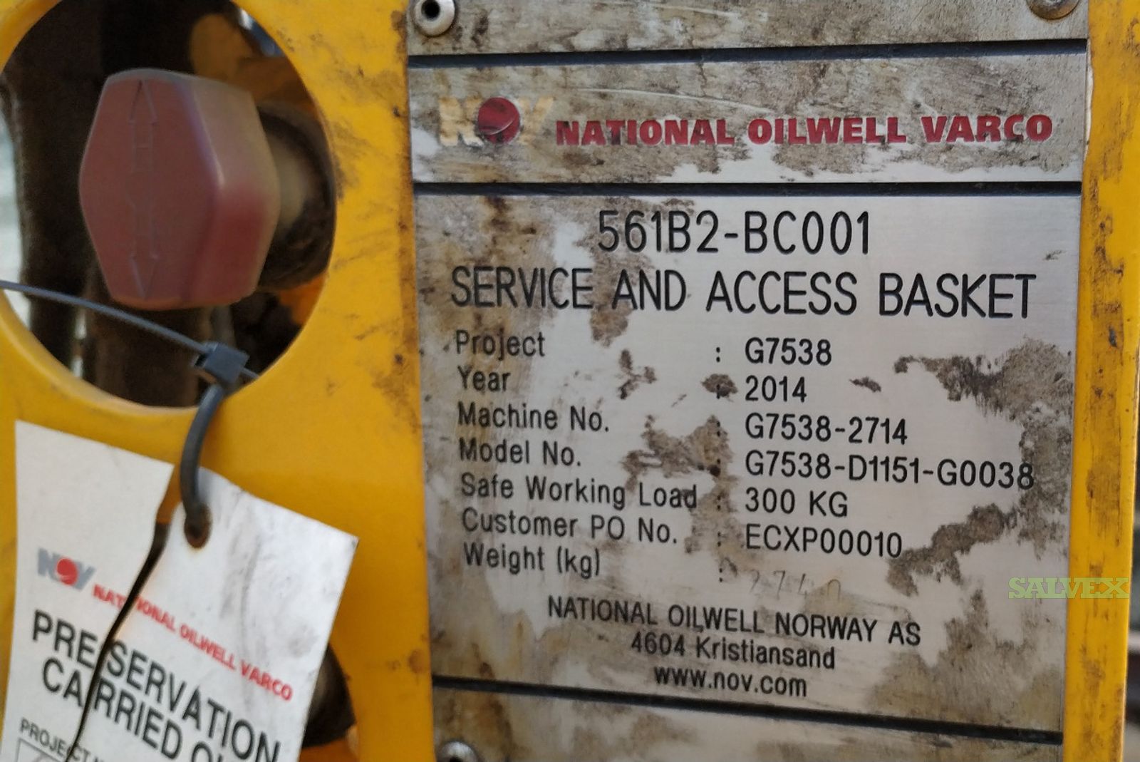 NOV Service & Access Basket SAB-90 2014 (2 Units) | Salvex