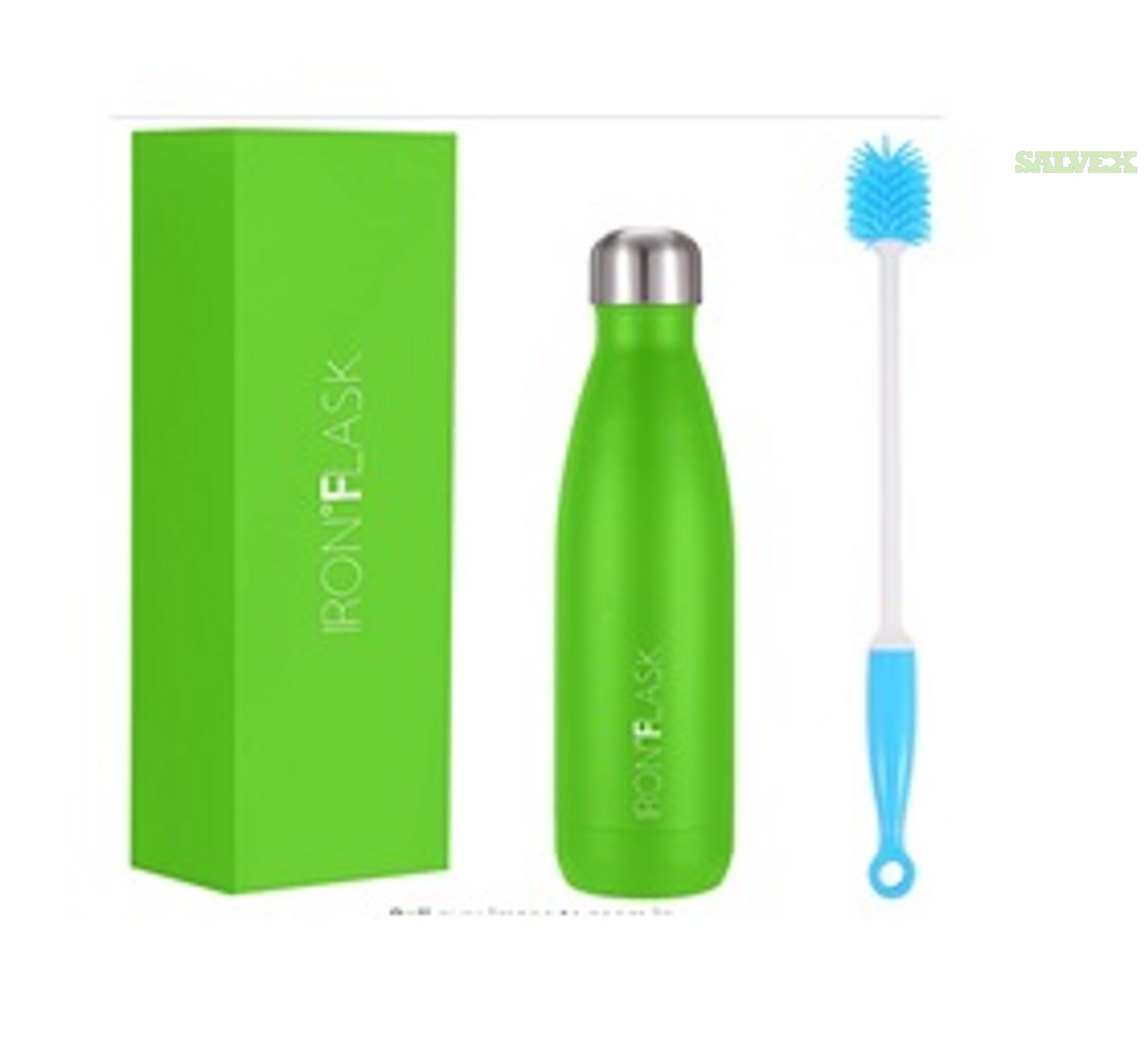 Iron Flask Retro Sports Water Bottles 25 Oz Kiwi Green (773 Units