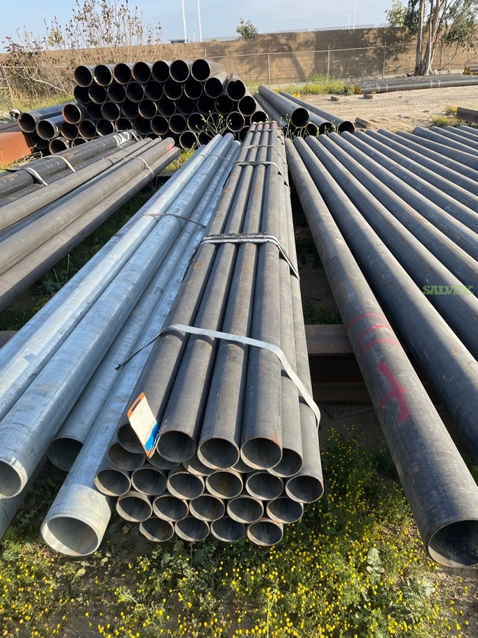 3/4" 8" A53A Bare Surplus Line Pipe (23,757 Feet / 54 Metric Tons