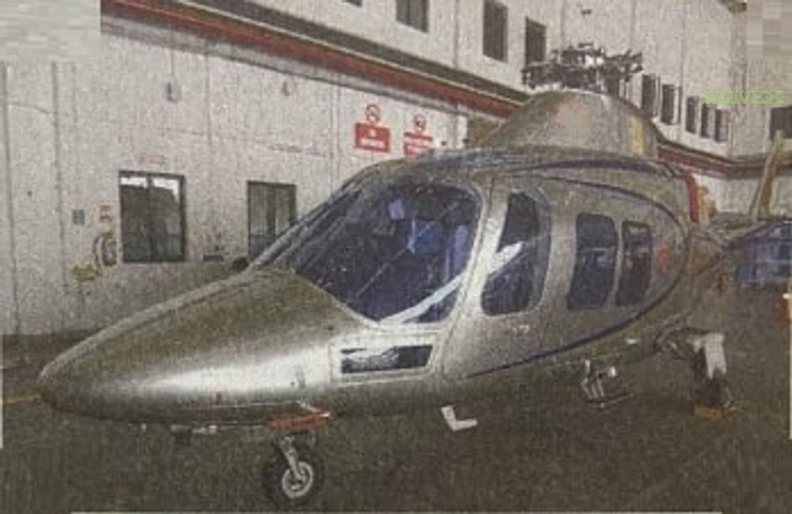 Damaged Leonardo Helicopter AW 109SP