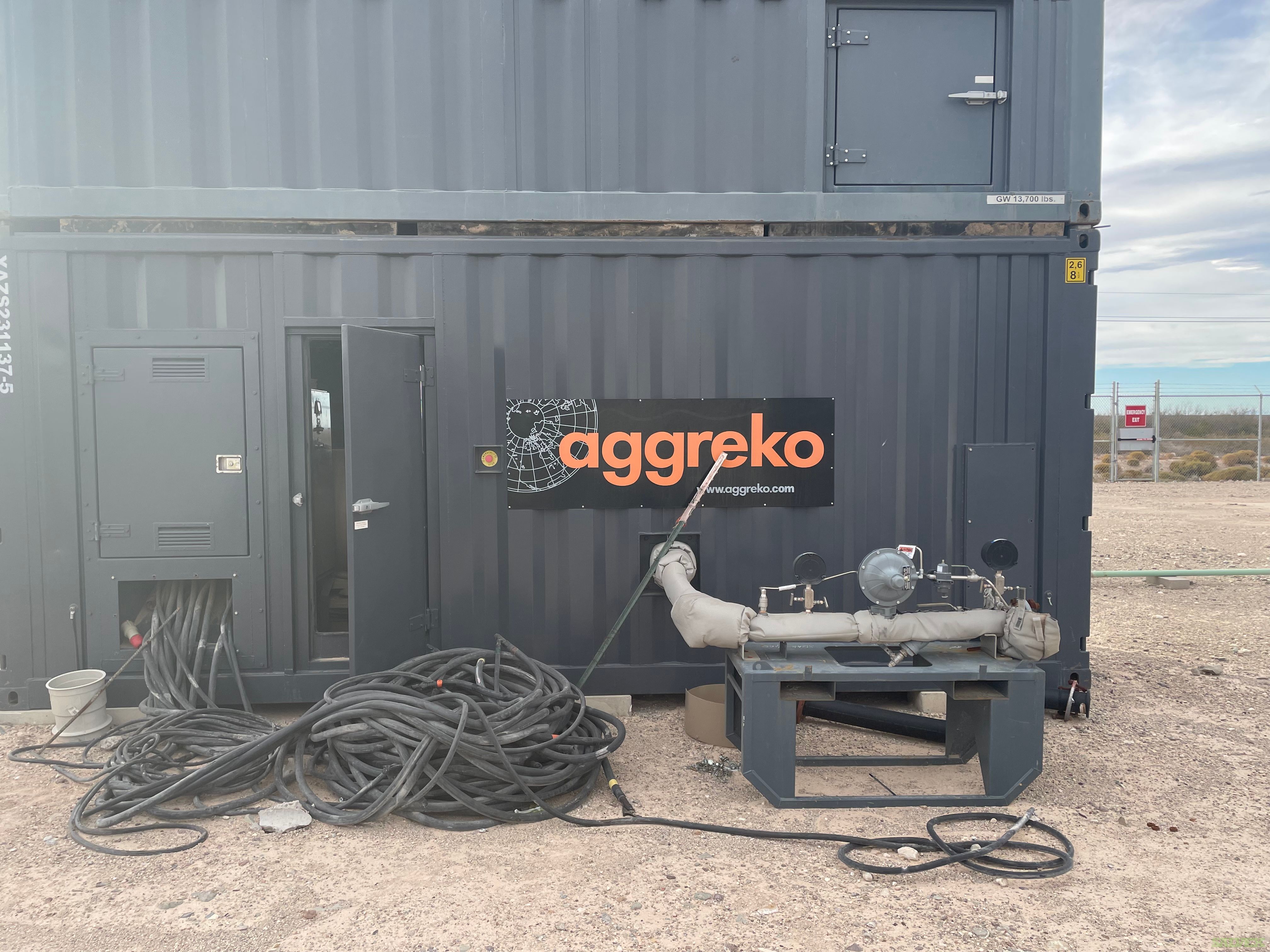 Aggreko Ultra-Low Emissions Cummins QSK60-G8 Generator Package (8 units)