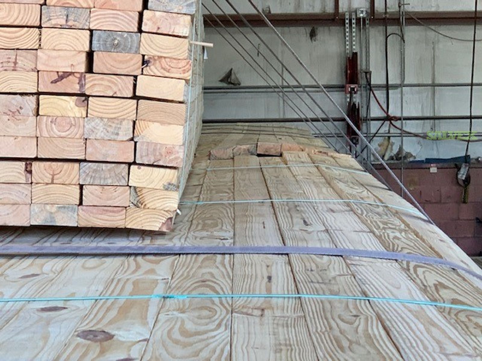 Lumber NOM 2X420ft 2 PRIME SYP KD S4S 1,872 Pieces Salvex