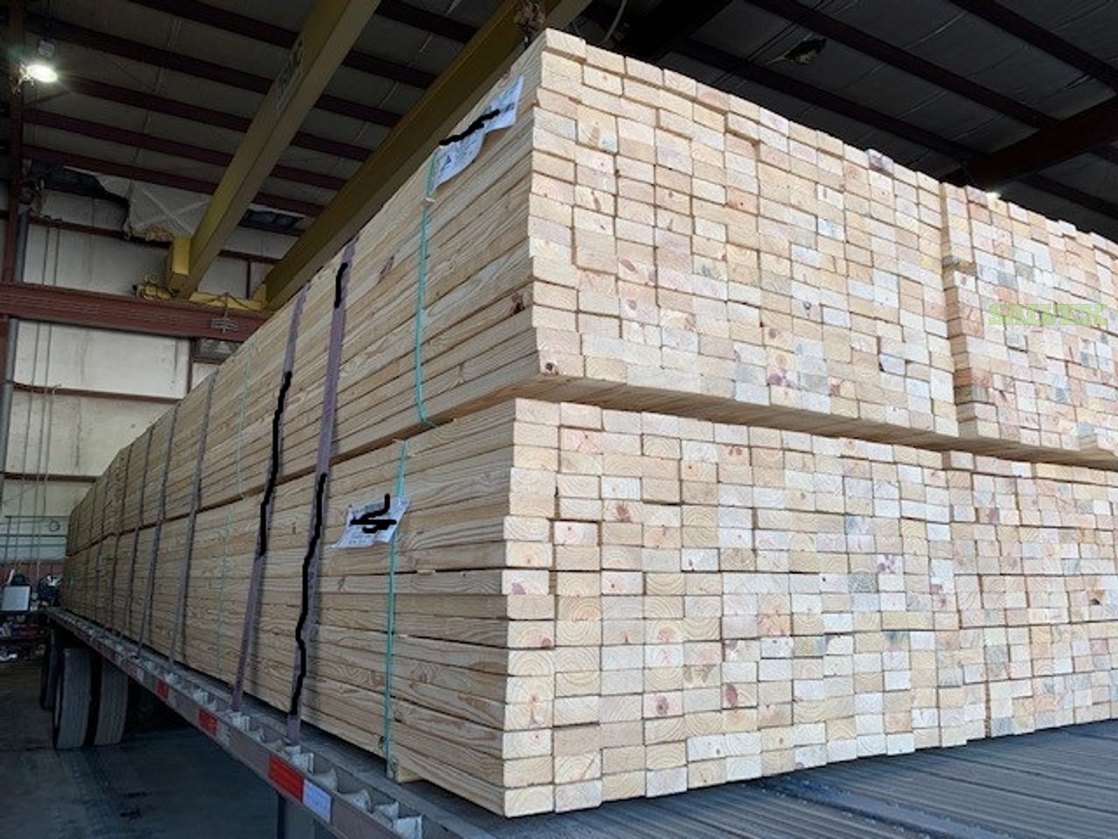Lumber NOM 2X420ft 2 PRIME SYP KD S4S 1,872 Pieces Salvex
