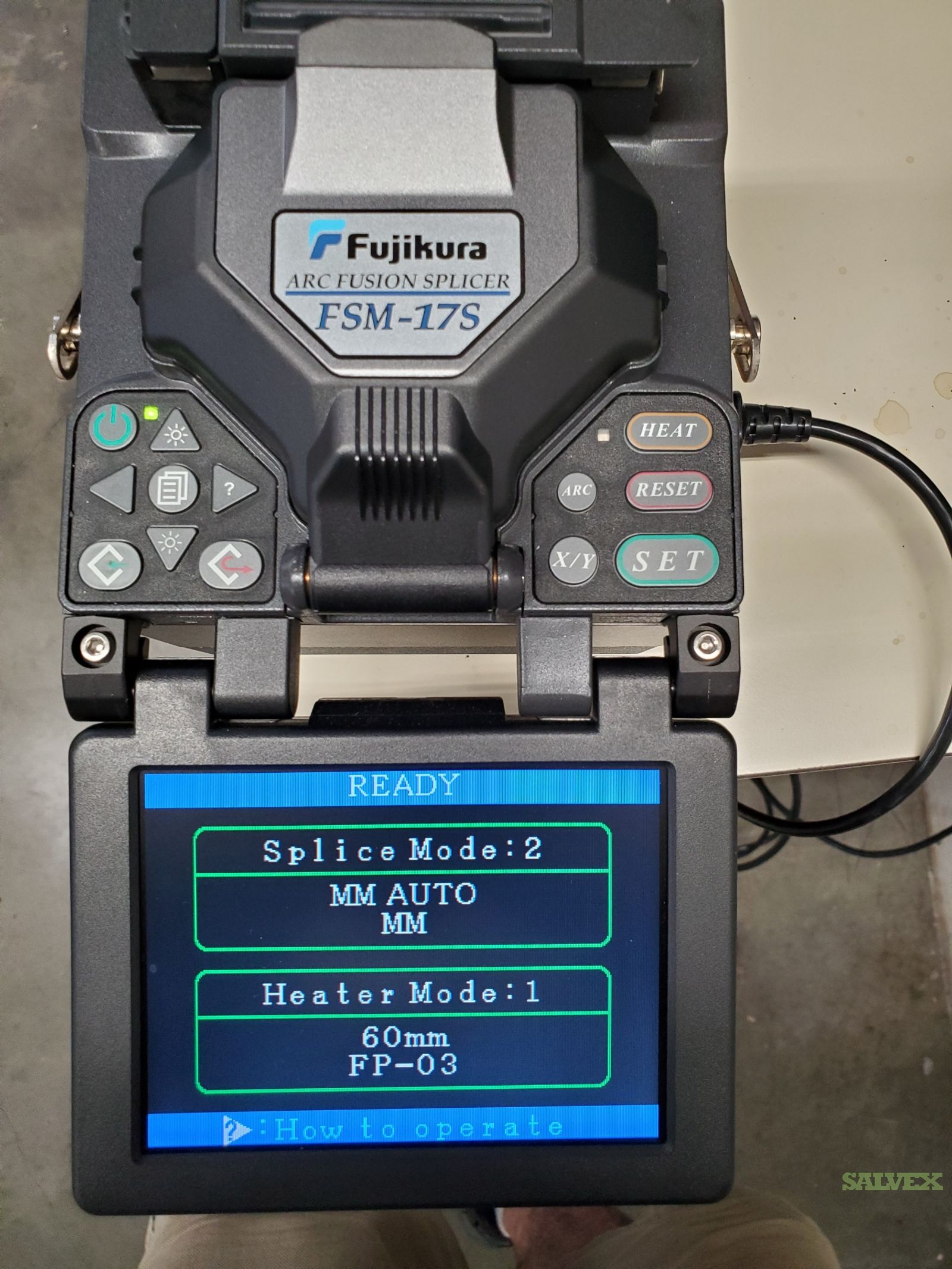 Fujikura FSM-17S ARC Fiber Optic Fusion Splicer (1 Unit)