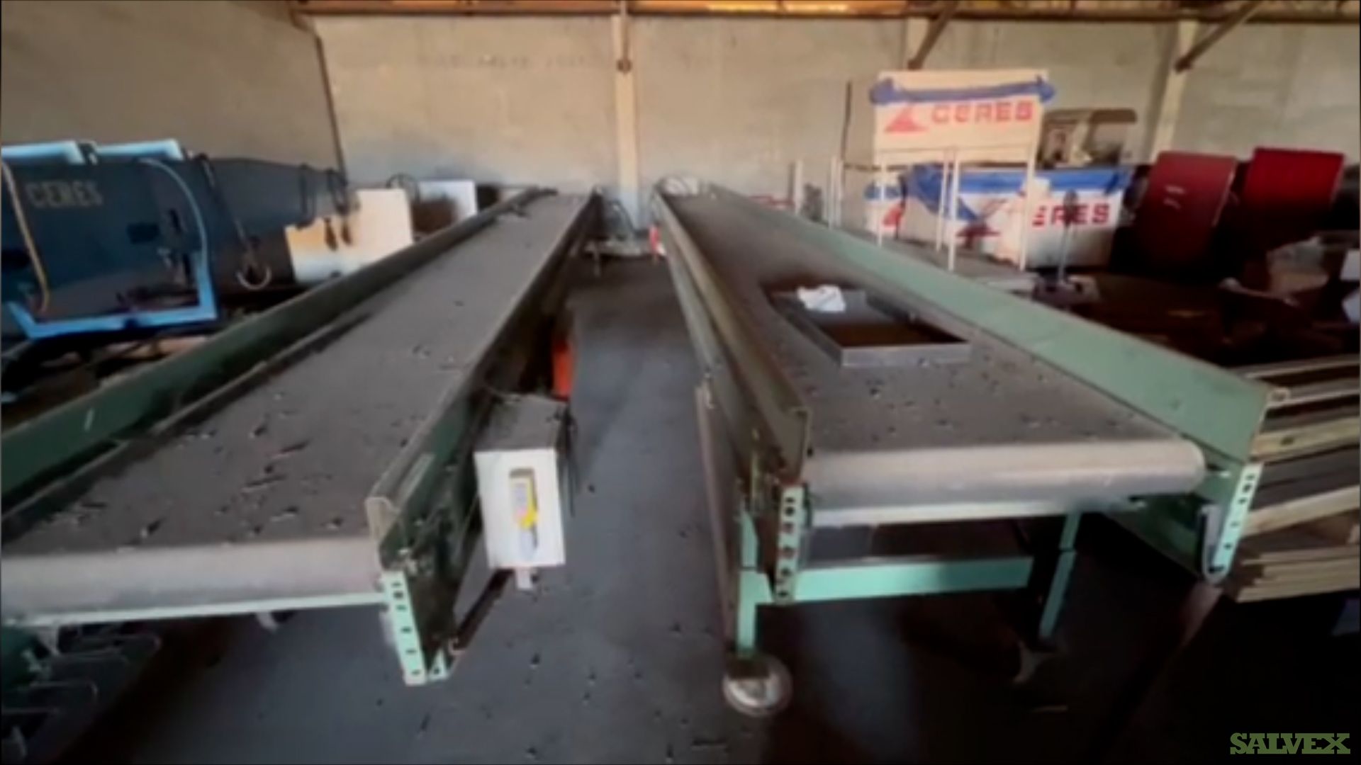 Conveyor Belts, Fire Sprinkler, Security System, Shop Ramps (14 Units