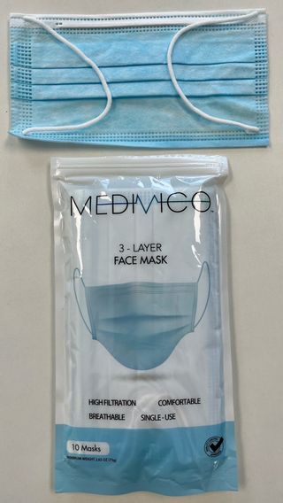 Medivico 3-Layer Single Use Face Masks (66,000 Boxes / 330 Cases) | Salvex