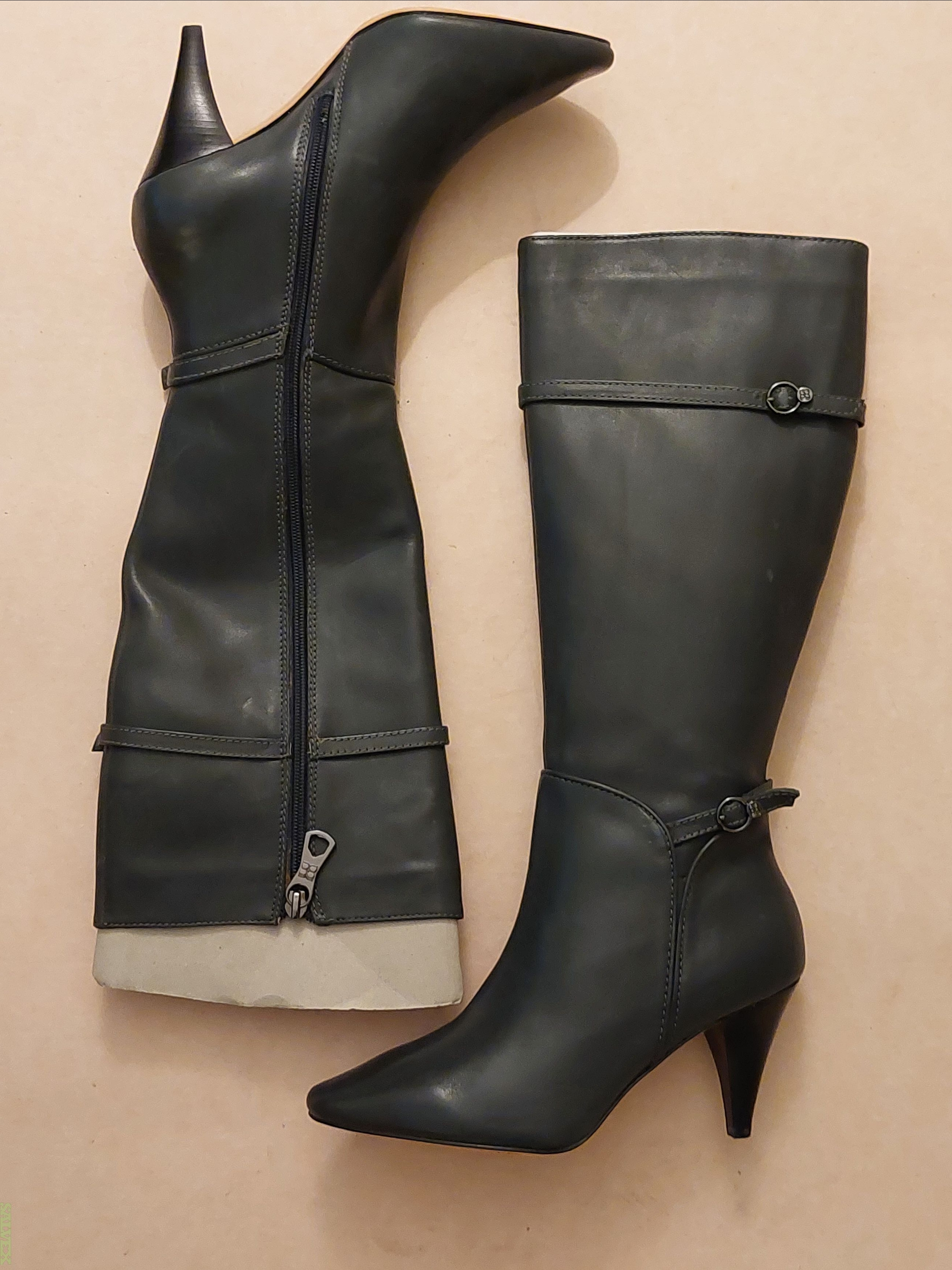 Bcbg black hot sale leather boots