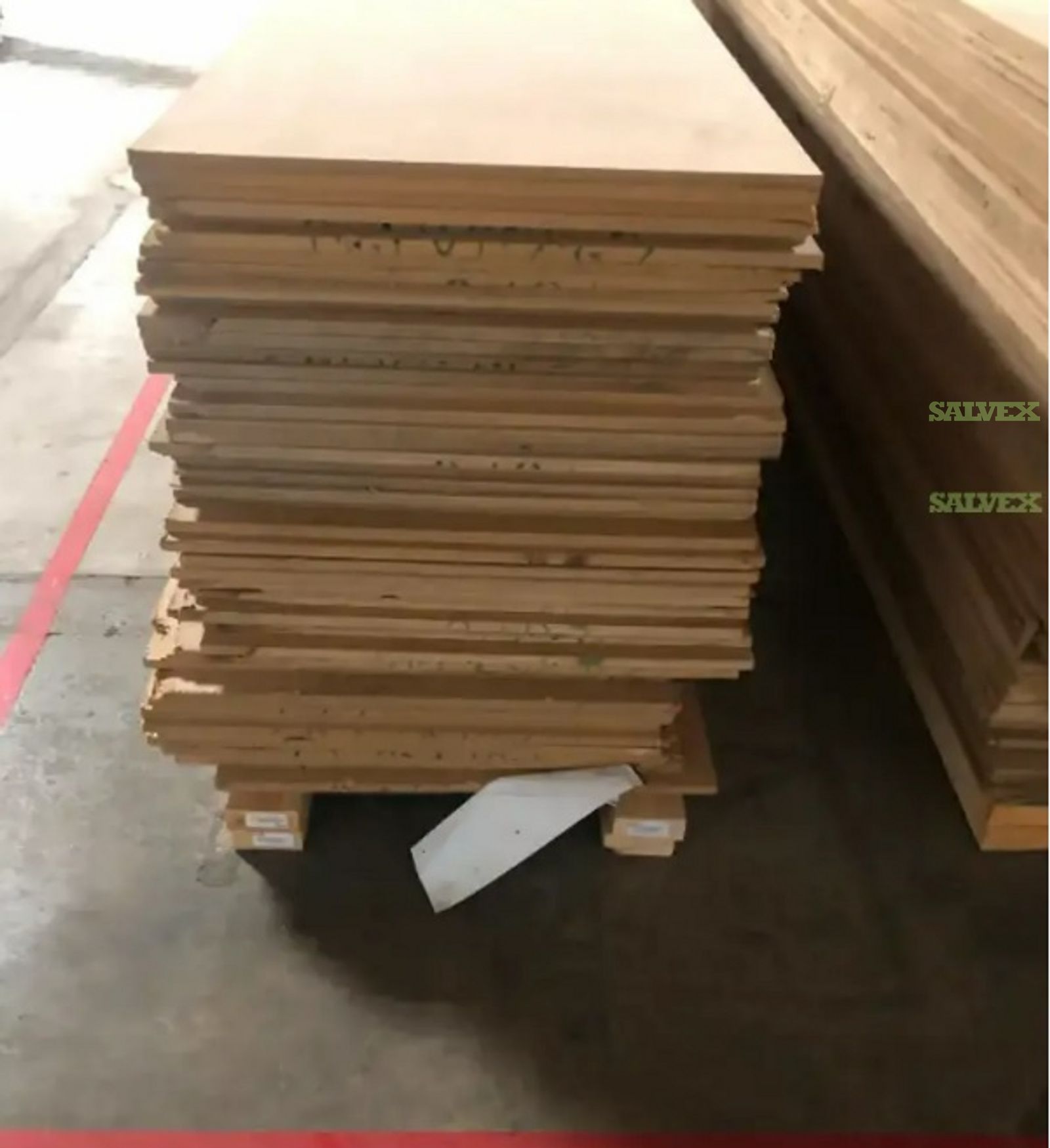 Damaged MDF (1,600 boards) Salvex