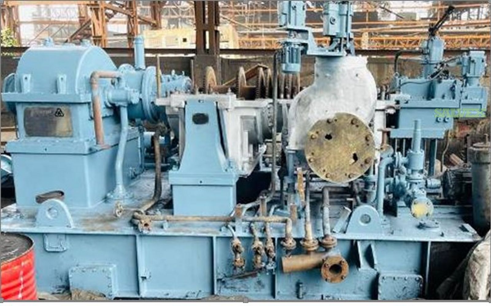 3000 kW Triveni (2007) Extraction Condensing Steam Turbine Generator Set (1 Unit) Salvex