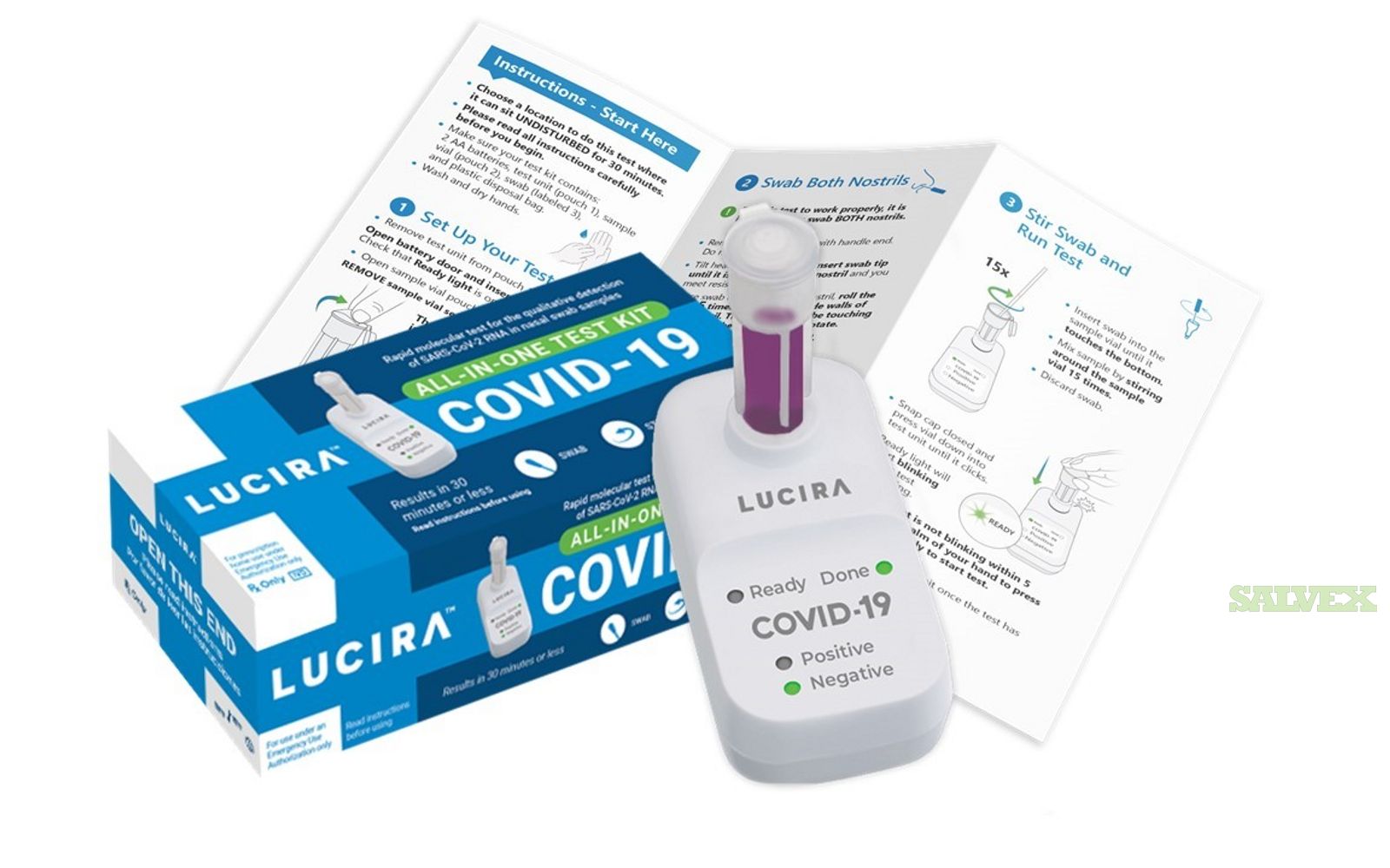 Lucira PPE and COVID-19 Test kit (430,000 Units) | Salvex