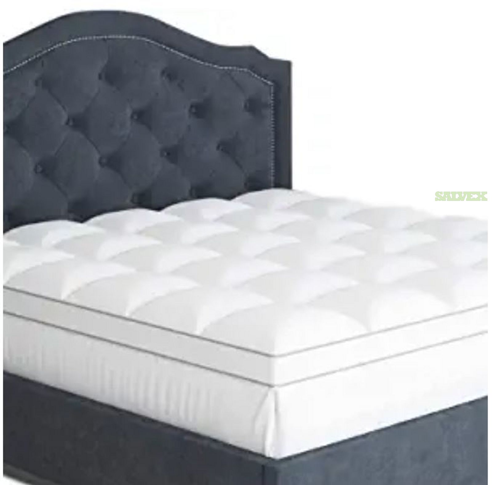 Sleep Mantra Mattress Toppers Pure White (Queen, King, and Full) 12,000 Units Salvex