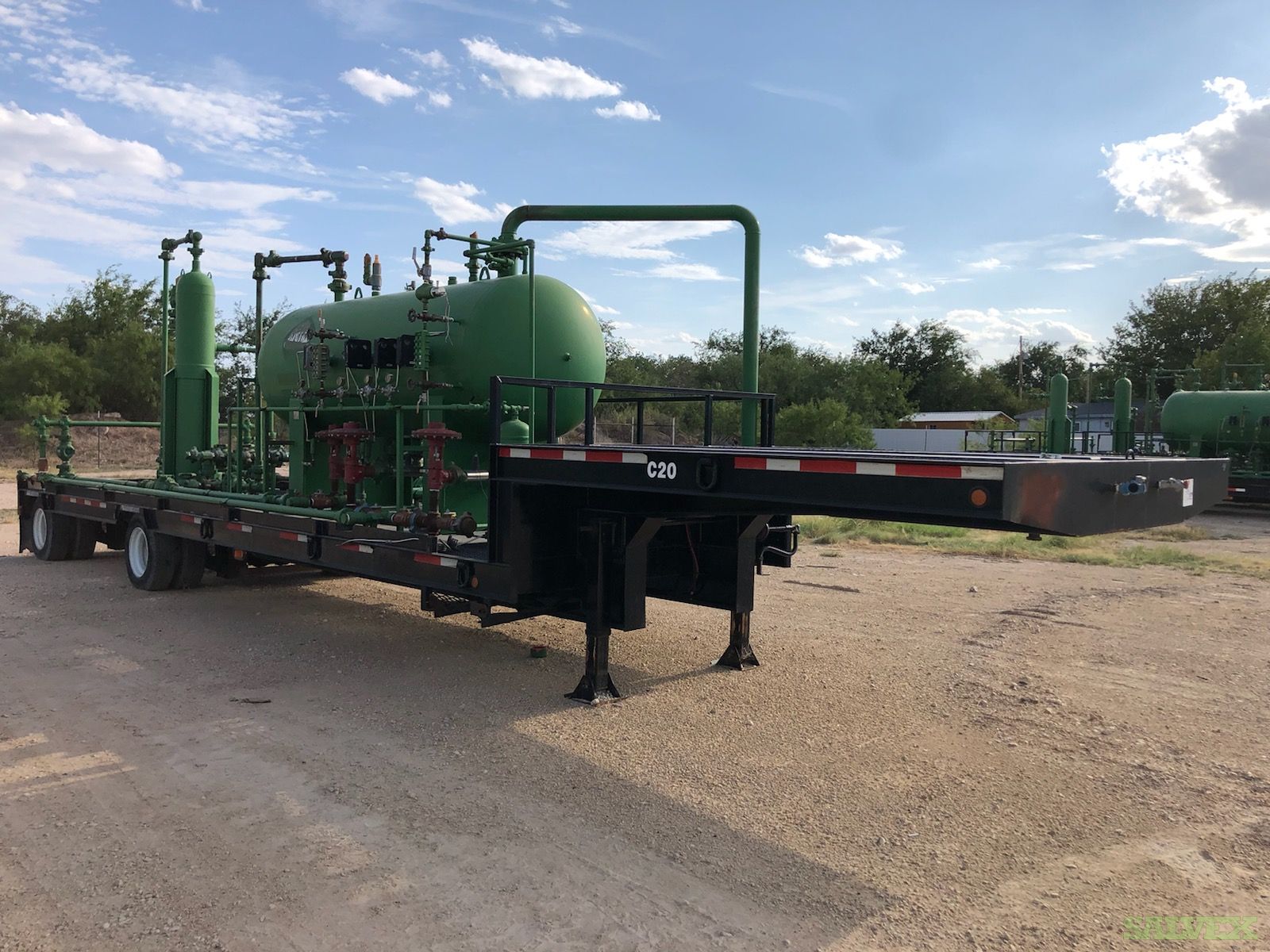 Fill Testing Trailer Well Test Equipment on a Trailer (6 Units) | Salvex