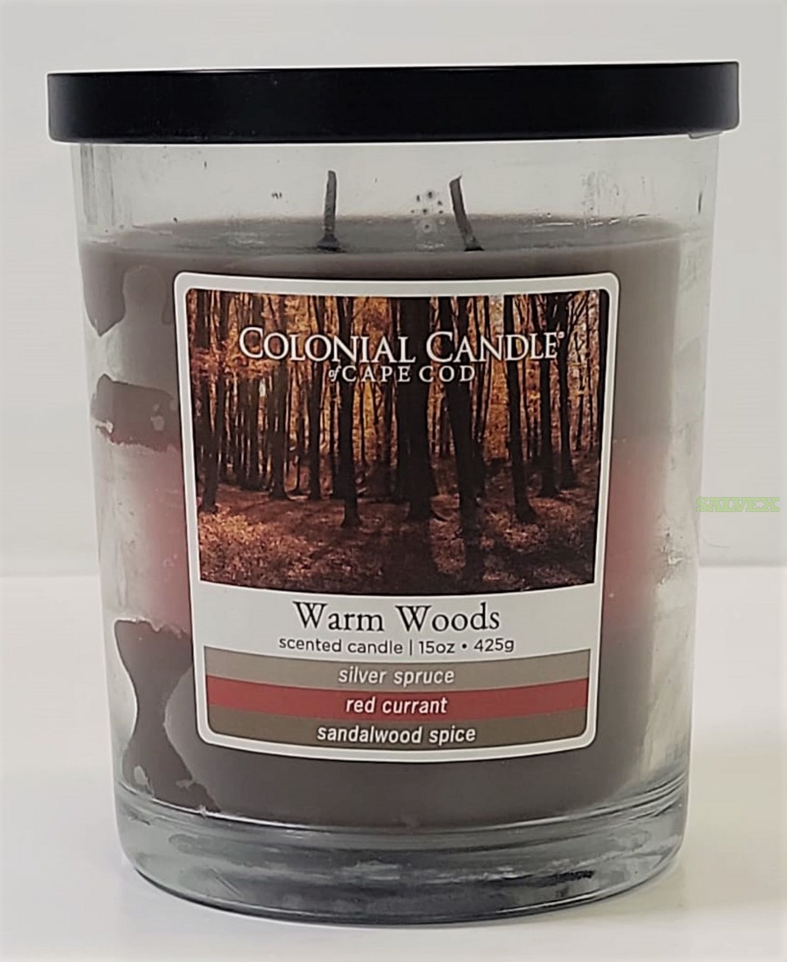 Colonial Candle of Cape Cod Warm Woods Trilayer 15oz Candles Abandoned