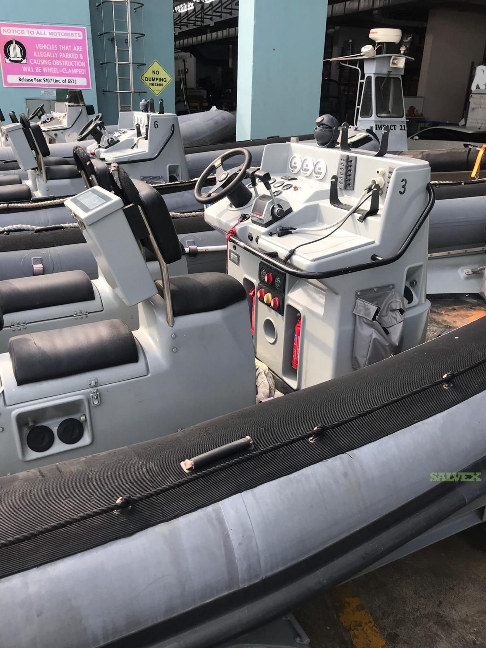 Gemini Marine RHIB & Boston Whaler Fiberglass Boats (6 Units) | Salvex