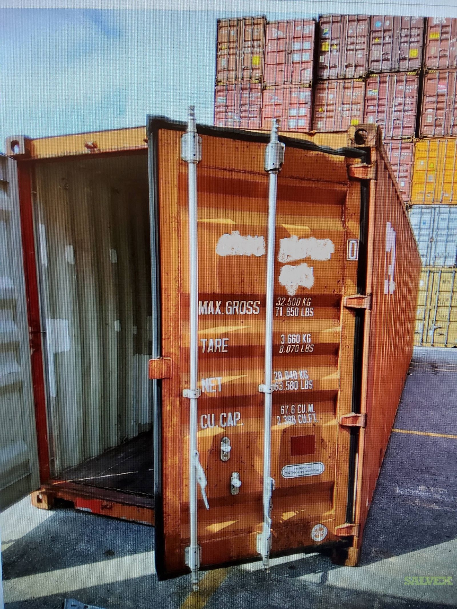 40ST Containers (2 Units/Used) | Salvex