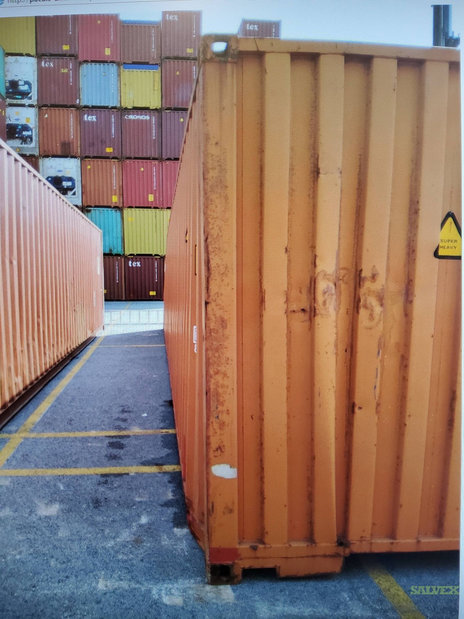 40ST Containers (2 Units/Used) | Salvex