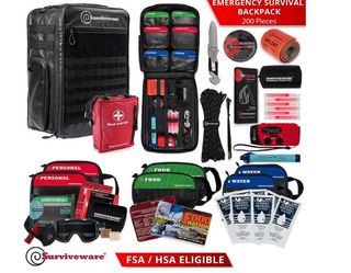 Surviveware 72-Hour Emergency Preparedness Survival Backpack (500 Units ...