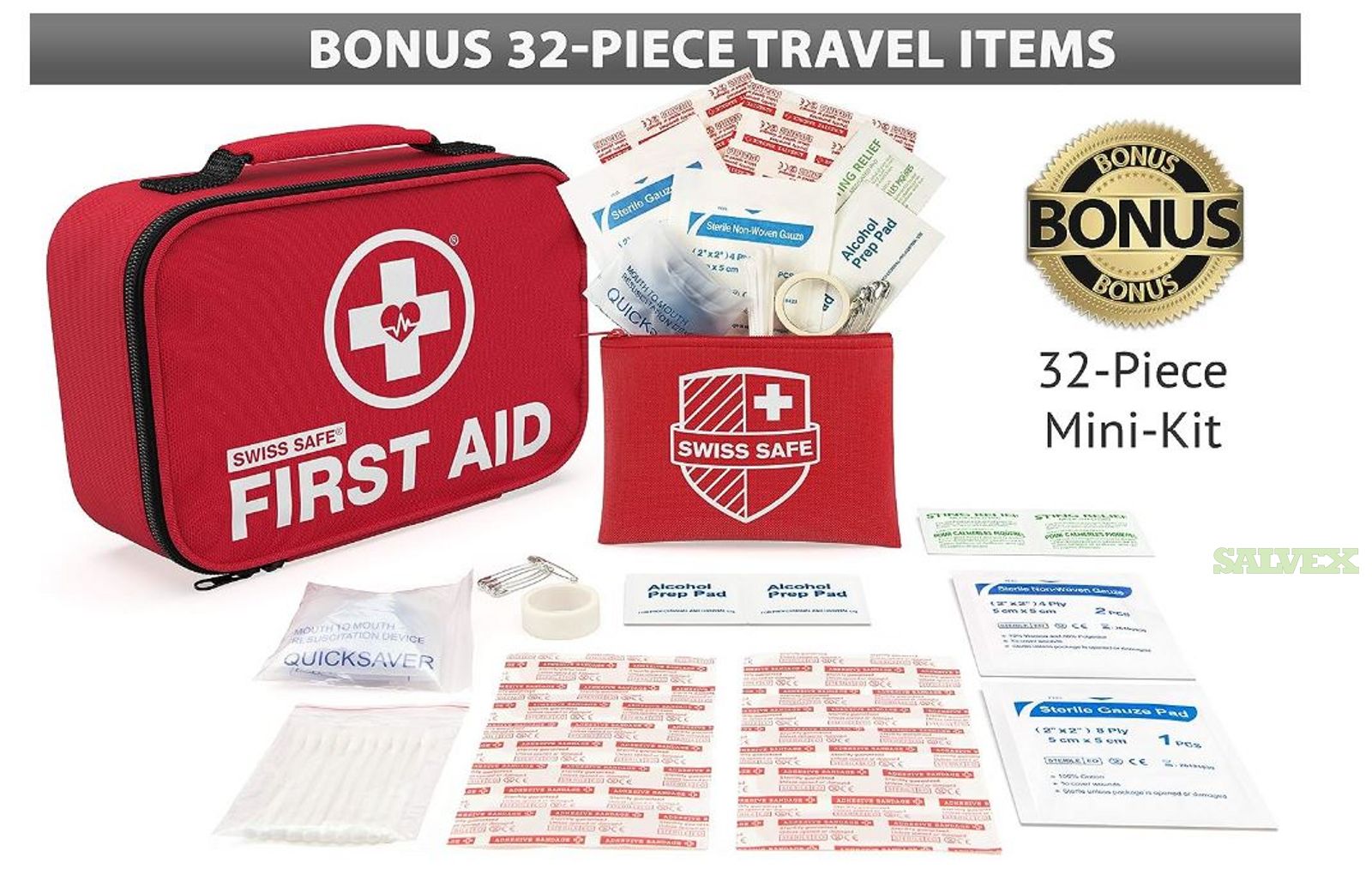 Swiss Safe Posture Correctors, First Aid Kits, And Fire Starters