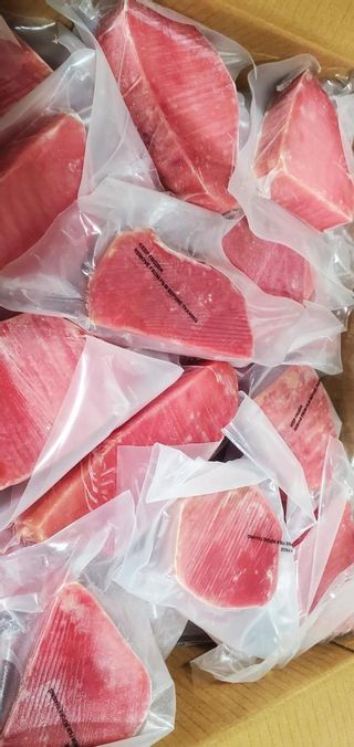 Frozen Ahi Tuna Loin Steaks (45,000 Lbs)